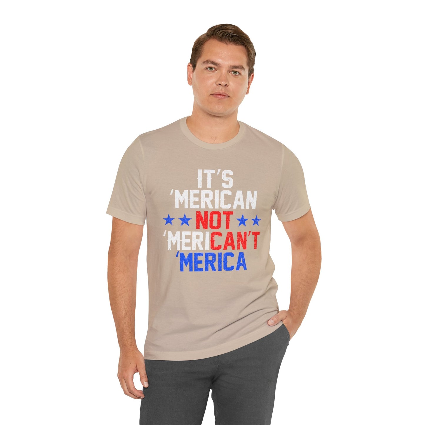 Patriotic USA Stars Graphic Unisex Cotton T-Shirt a5
