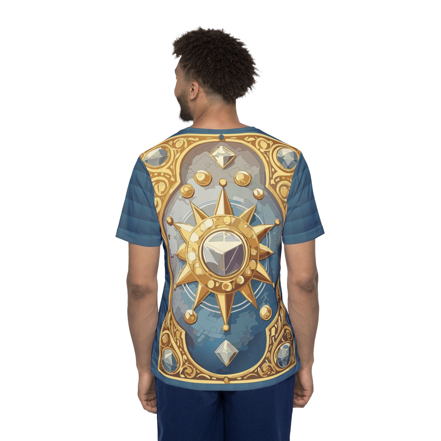 26-Card Deck Graphic T-Shirt, Art Design Poly Shirt, All Over Print Graphic Tee, Playing Cards T-Shirt, Playing Cards Tees