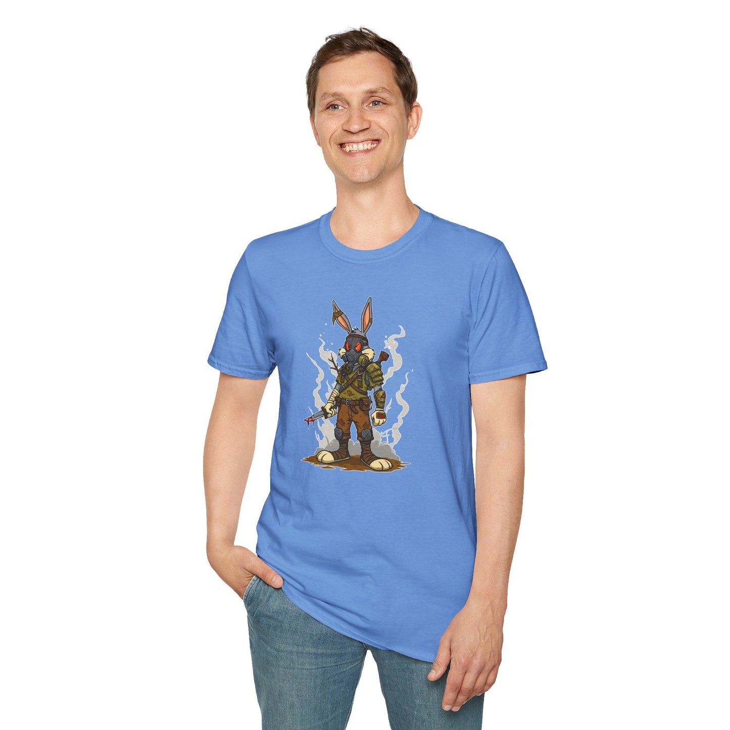 Bugs Bunny T Shirt Cartoon Graphic Tee Unisex Softstyle 64000 Gildan Premium Comfort