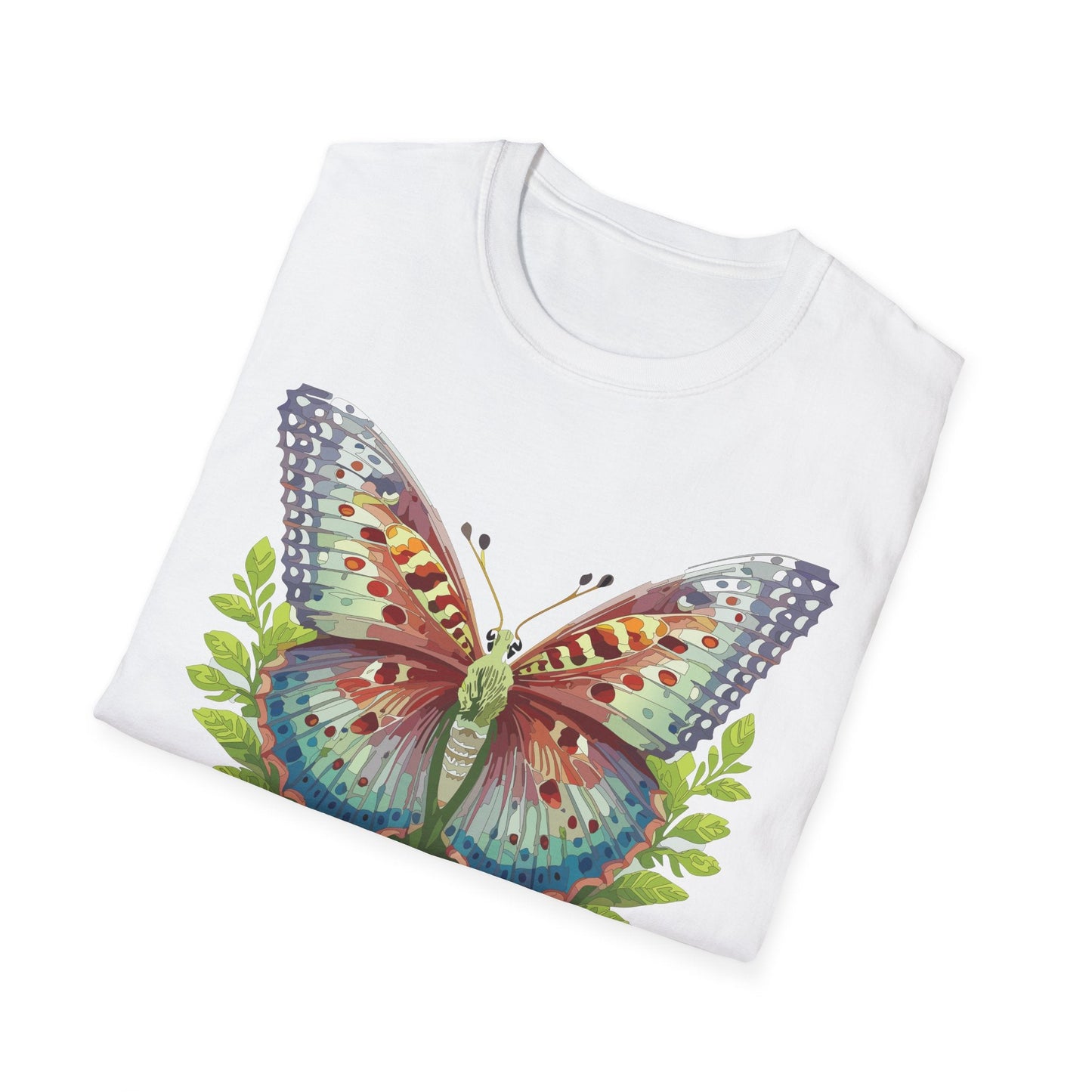 Butterfly Shirt Unisex T Shirt Gildan Softstyle 64000 Breathable Ring Spun Cotton Monarch Tee