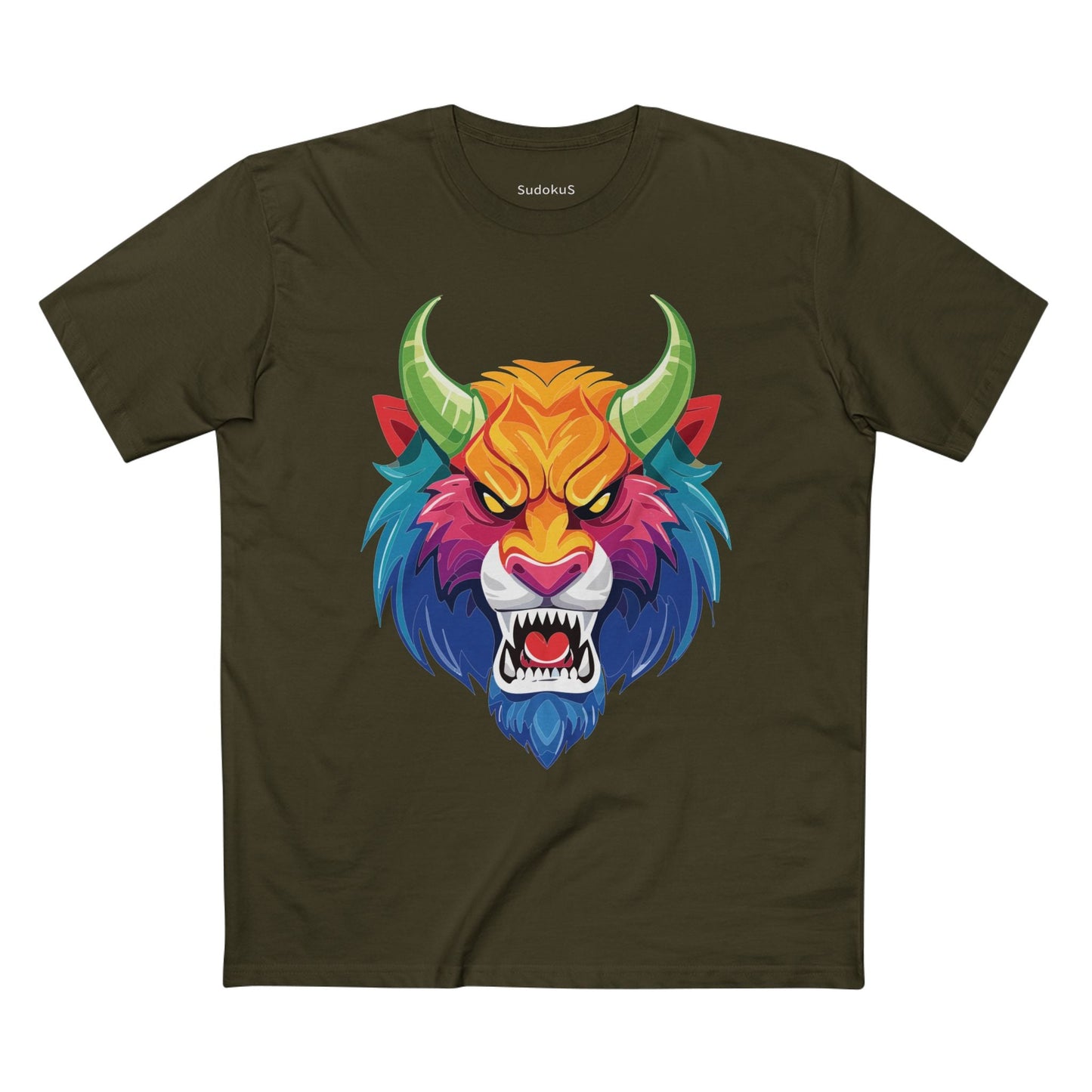 Cartoon Monsters Graphic Unisex 100 Cotton Staple Tee 22