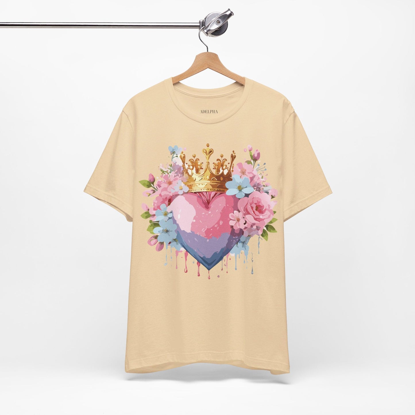 Valentine Graphic Tee Unisex Jersey Short Sleeve Adelpha Vintage Inspired Artwork