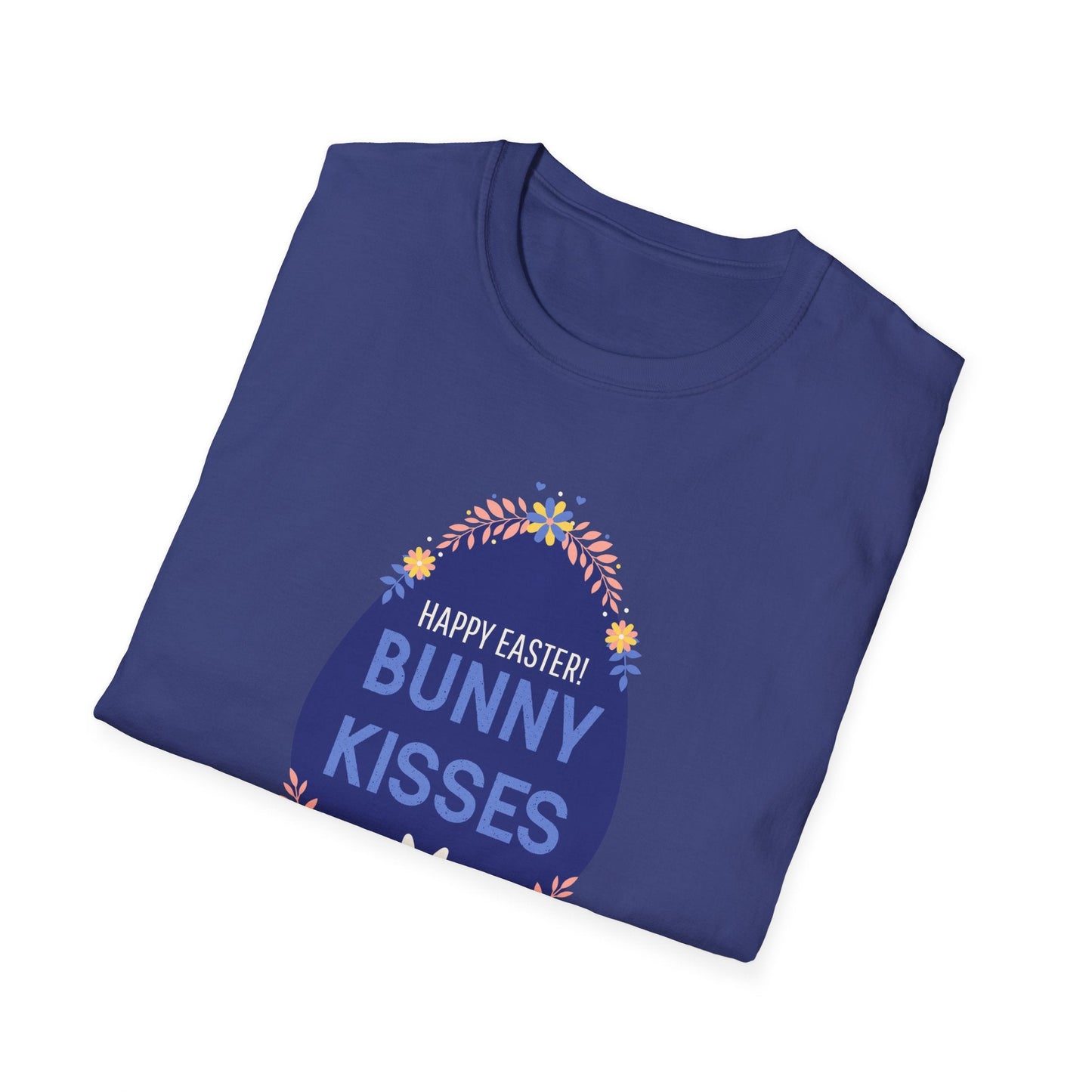 Easter Bunny Kisses T Shirt Unisex Gildan Softstyle Tee With Easter Signature Prints Design