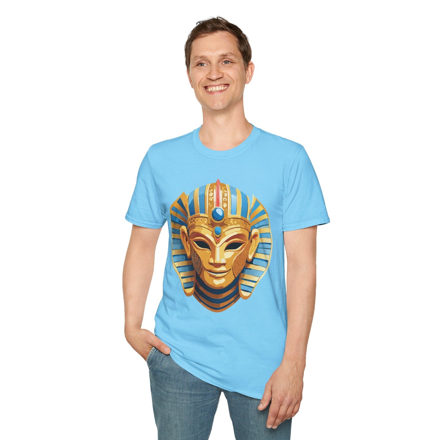 Mask Tee Shirt Unisex Masquerade Tee Softstyle Ring Spun Cotton Comfort For Everyday Wear