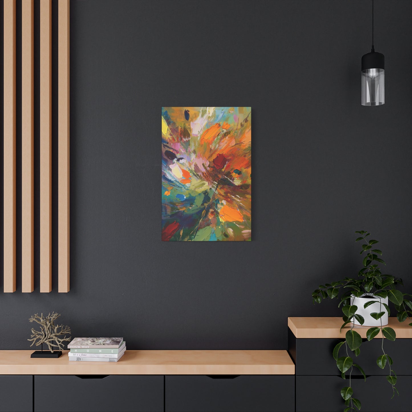 Abstract Oil Painting Print Canvas 20x24,20x30,24x30 24x32,24x36,30x40 32x48,36x48,40x60 Pine-Wood Inner Frame ABS-93