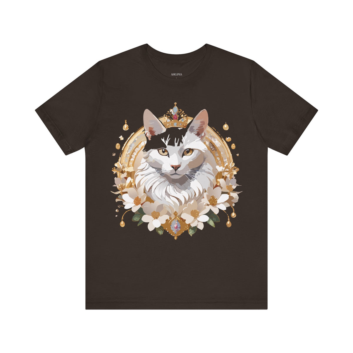 Medallion Graphic Unisex Cotton Bella+Canvas Tee with Art Design d68