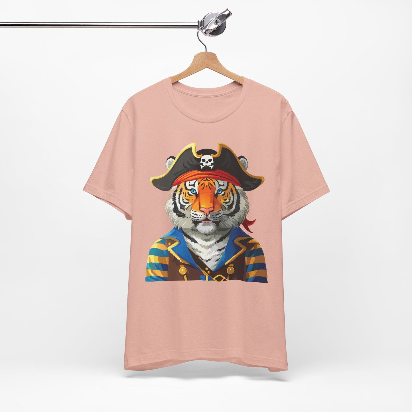 Unisex Animal Tee Shirt Art Design With Wild Animals Gildan Softstyle Cotton T Shirt