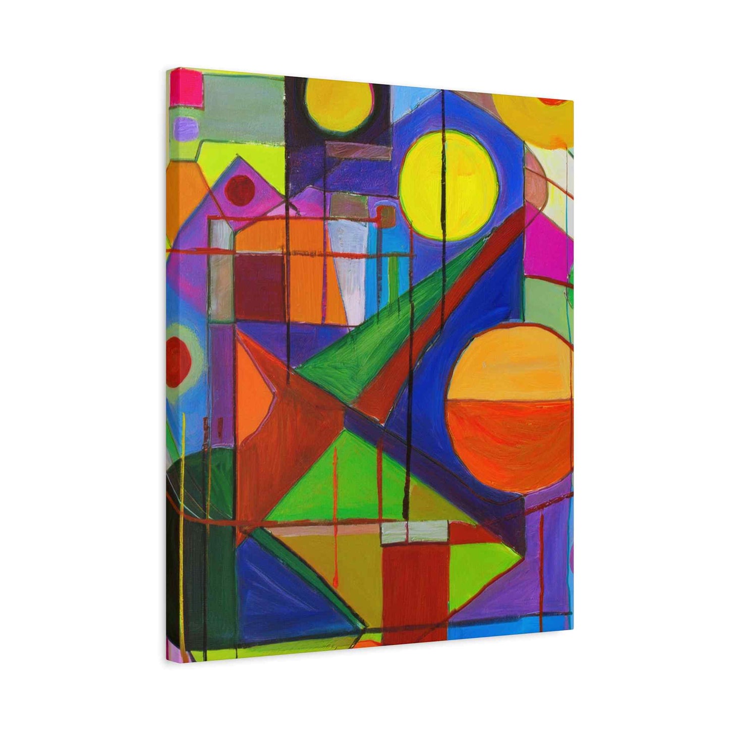 Abstract Painting Print Canvas 20x24,20x30,24x30, 24x32,24x36,30x40, 32x48,36x48,40x60 Pine-Wood Inner Frame ABS-5