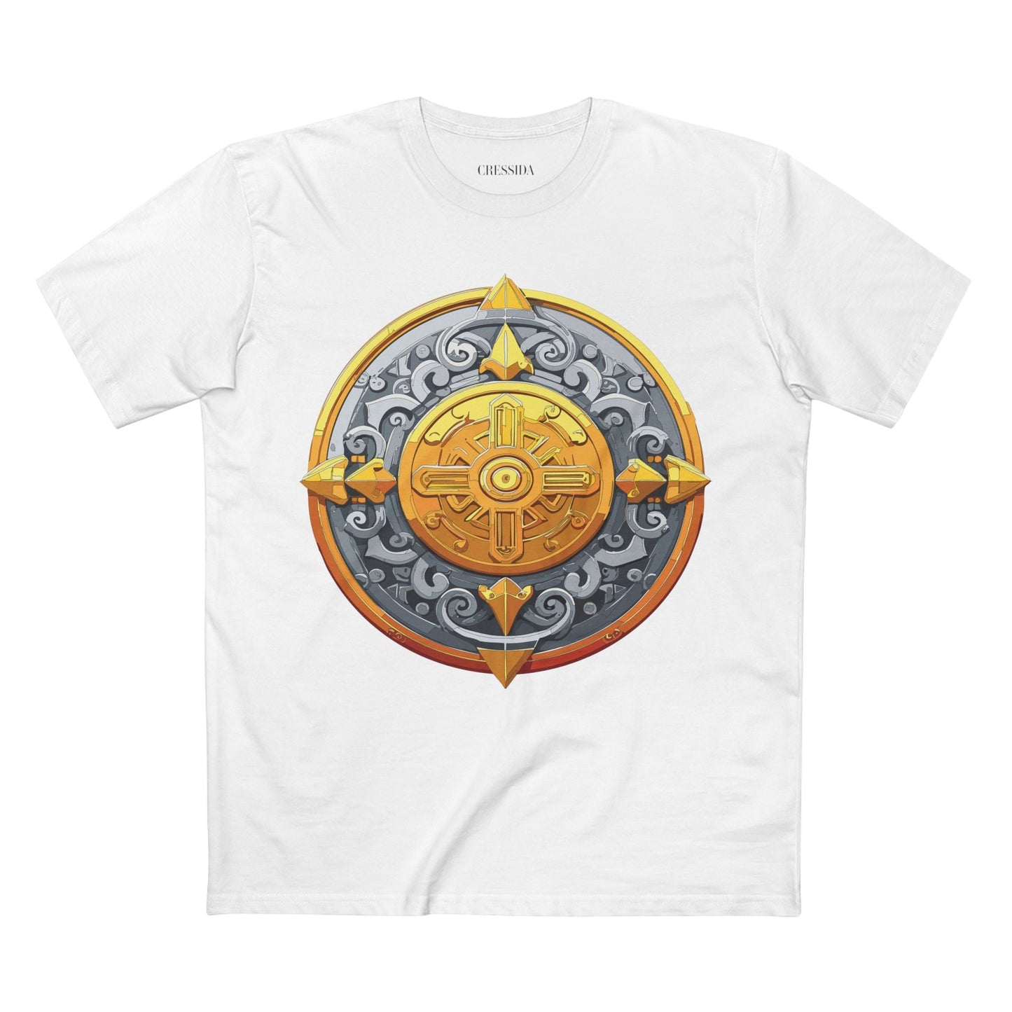 Antique Gold Coin Graphic Design T-Shirt Unisex 100 Cotton With Golden Print Artwork Tee 20