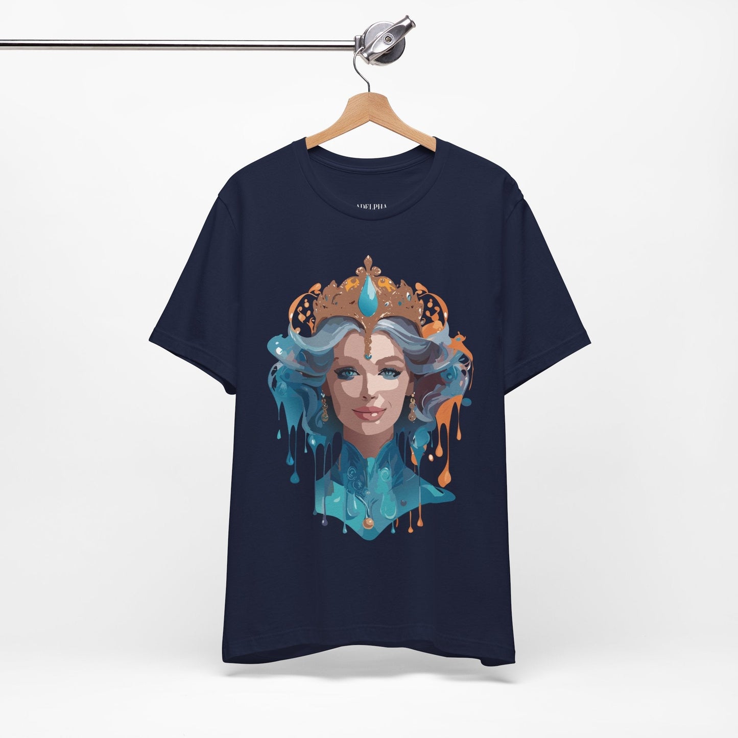 Queen Graphic Tee Unisex Adelpha Vintage Artwork Short Sleeve Premium Casual Wear