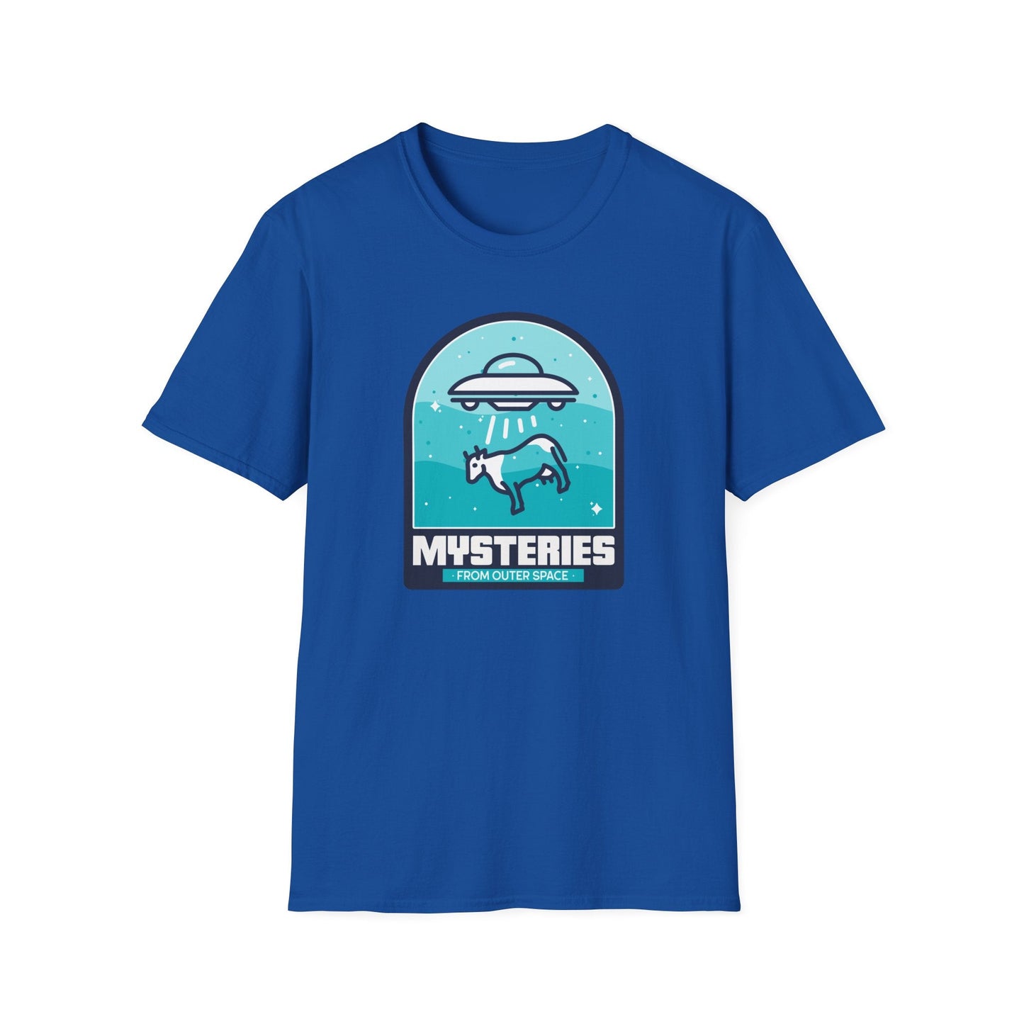 Mysteries UFO Abduction TShirt  Retro Alien Space Graphic Tee