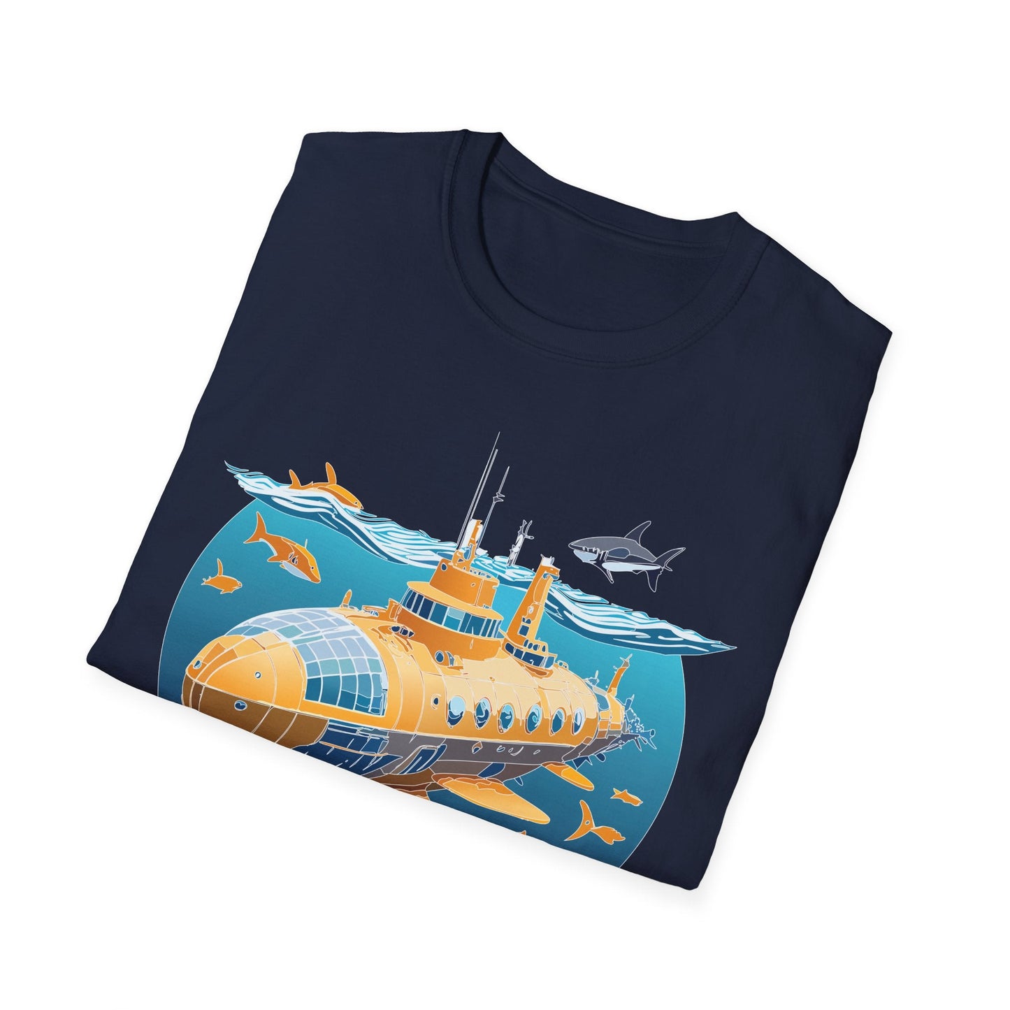 Ocean Graphic Unisex Softstyle Cotton Tee 12