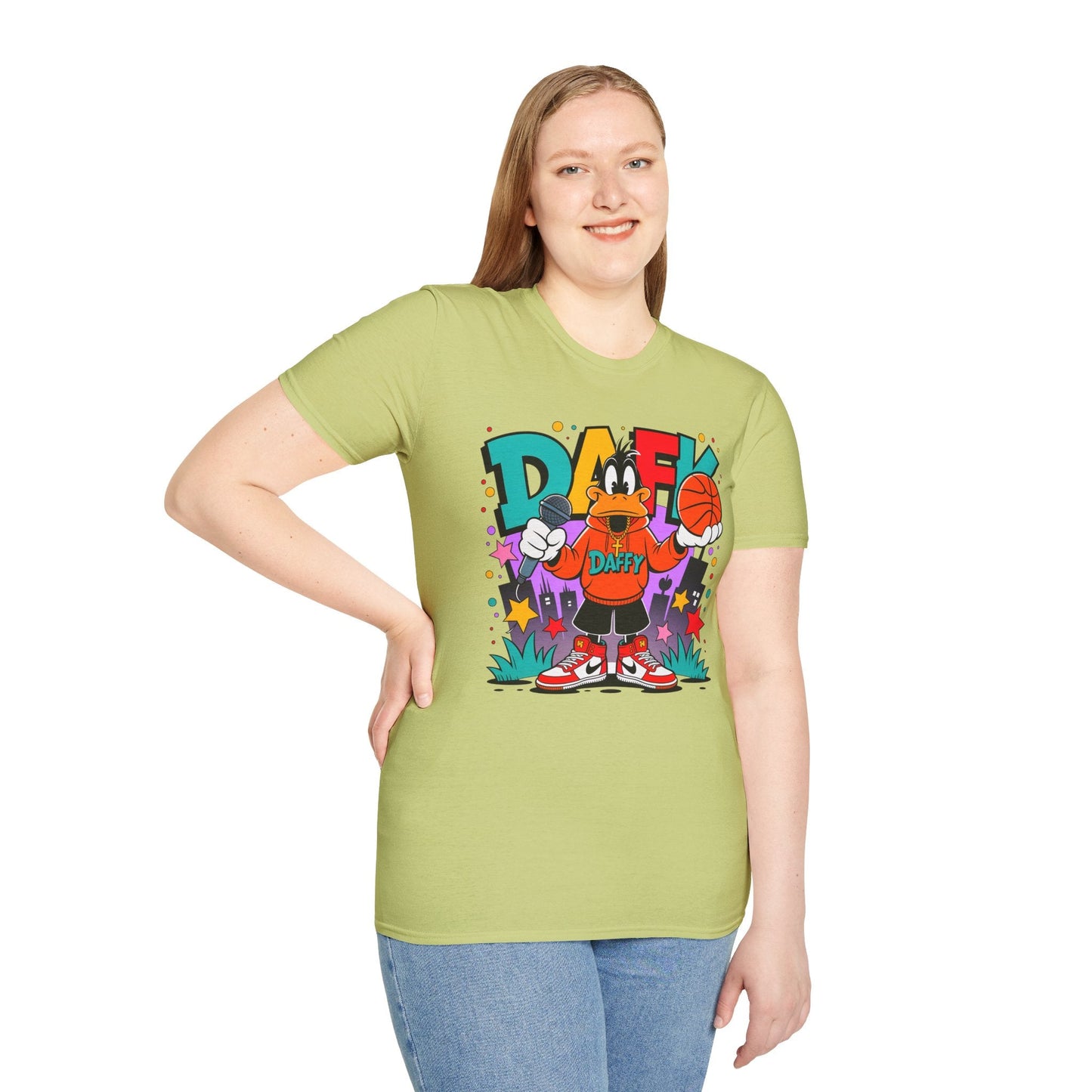 Funny Animals Cartoon T Shirt Unisex Graphic Tee Animation Shirt Softstyle Cotton