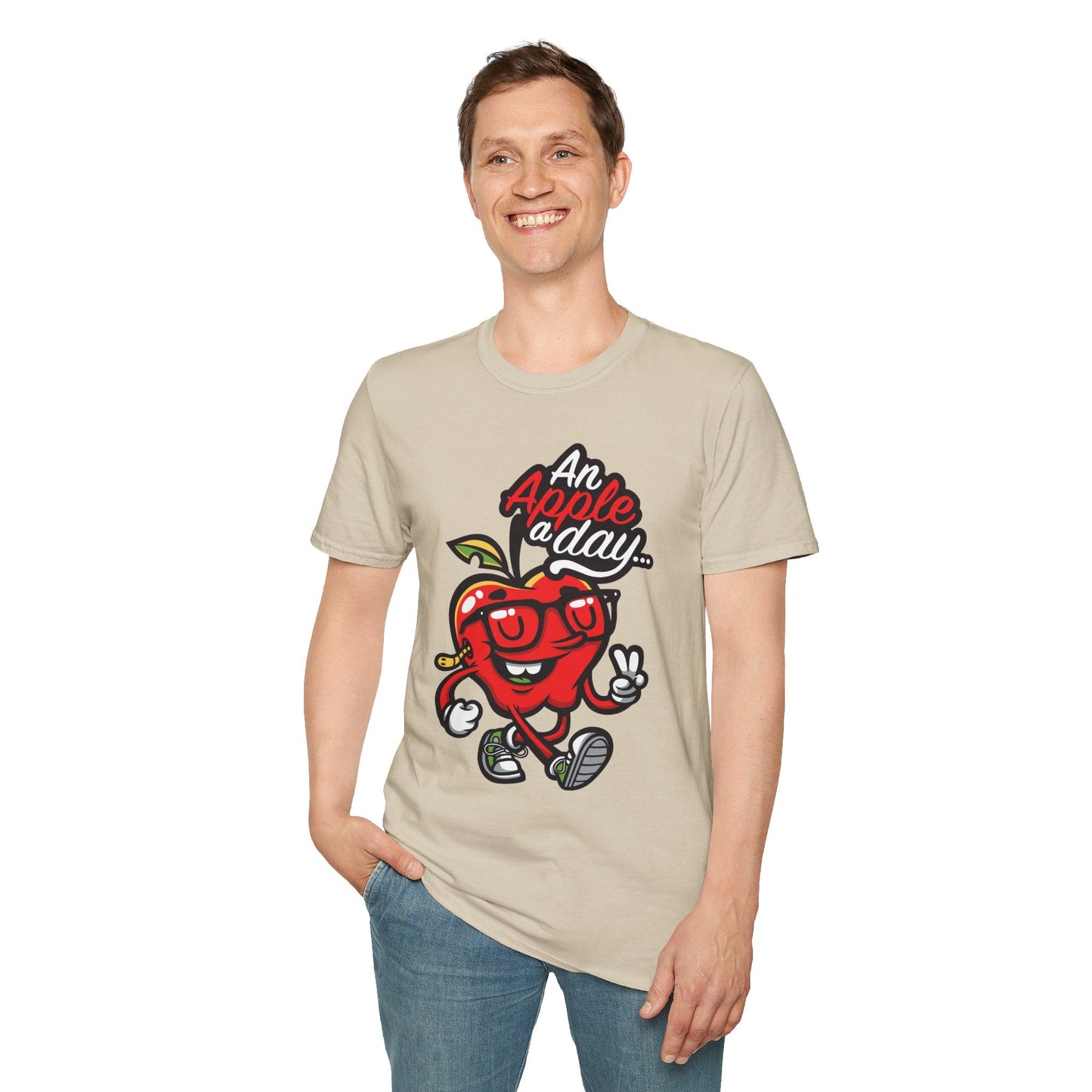 Cartoon T Shirt Animation Tee Funny Tee Unisex Softstyle Cotton Shirt Gildan Softstyle 64000