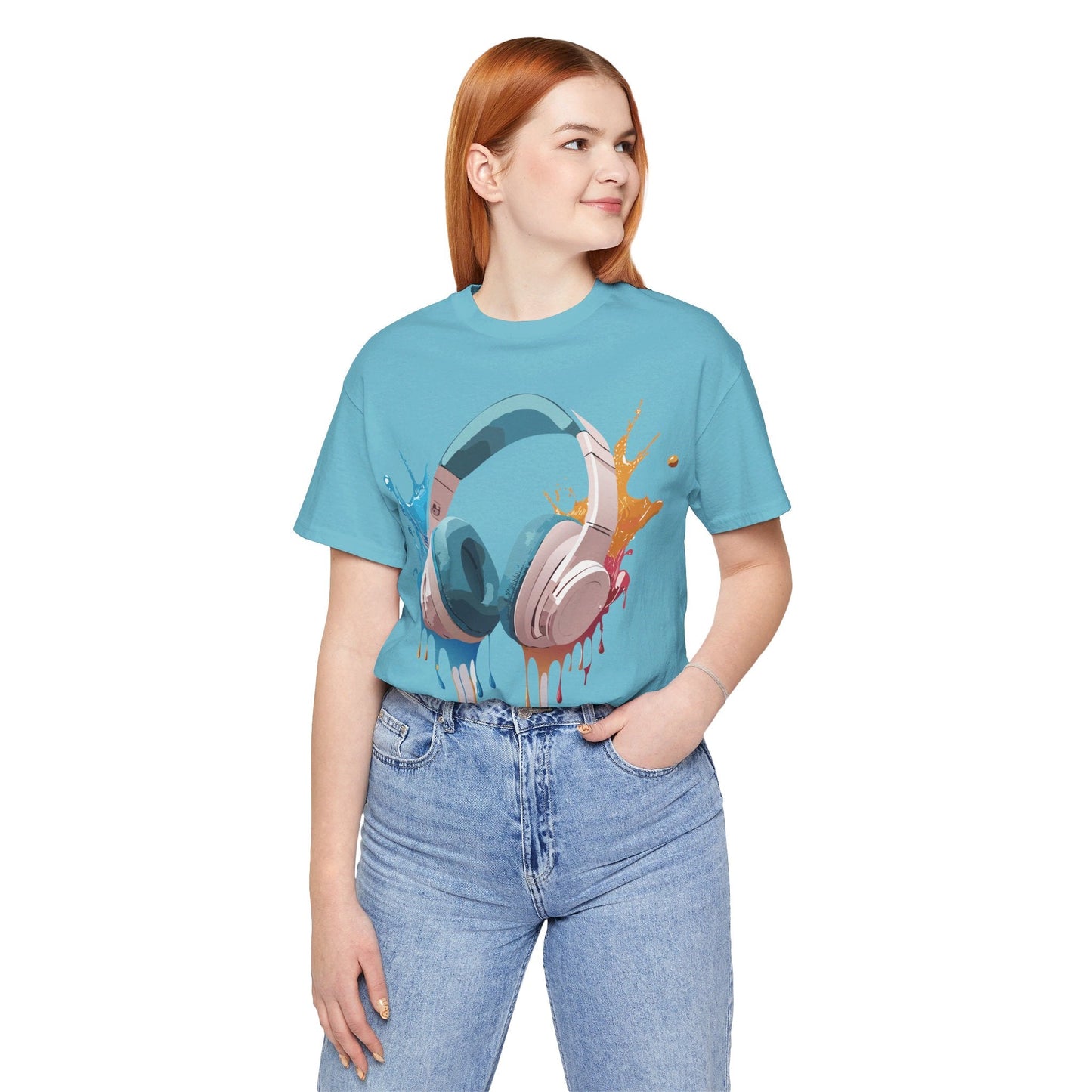 Music Graphic T Shirt Unisex Jersey Short Sleeve With Vintage Inspired Artwork Adelpha