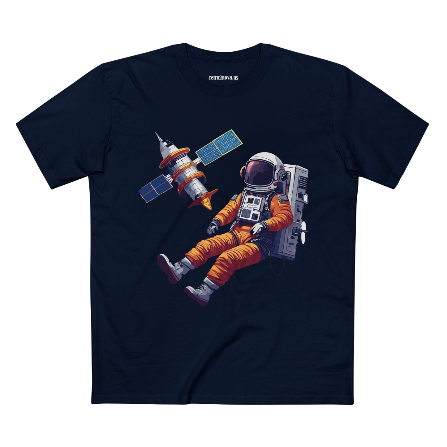 Cosmos Astronaut Shirt CS37 Unisex Premium Cotton Original Art Tee Retro2Nova Edition