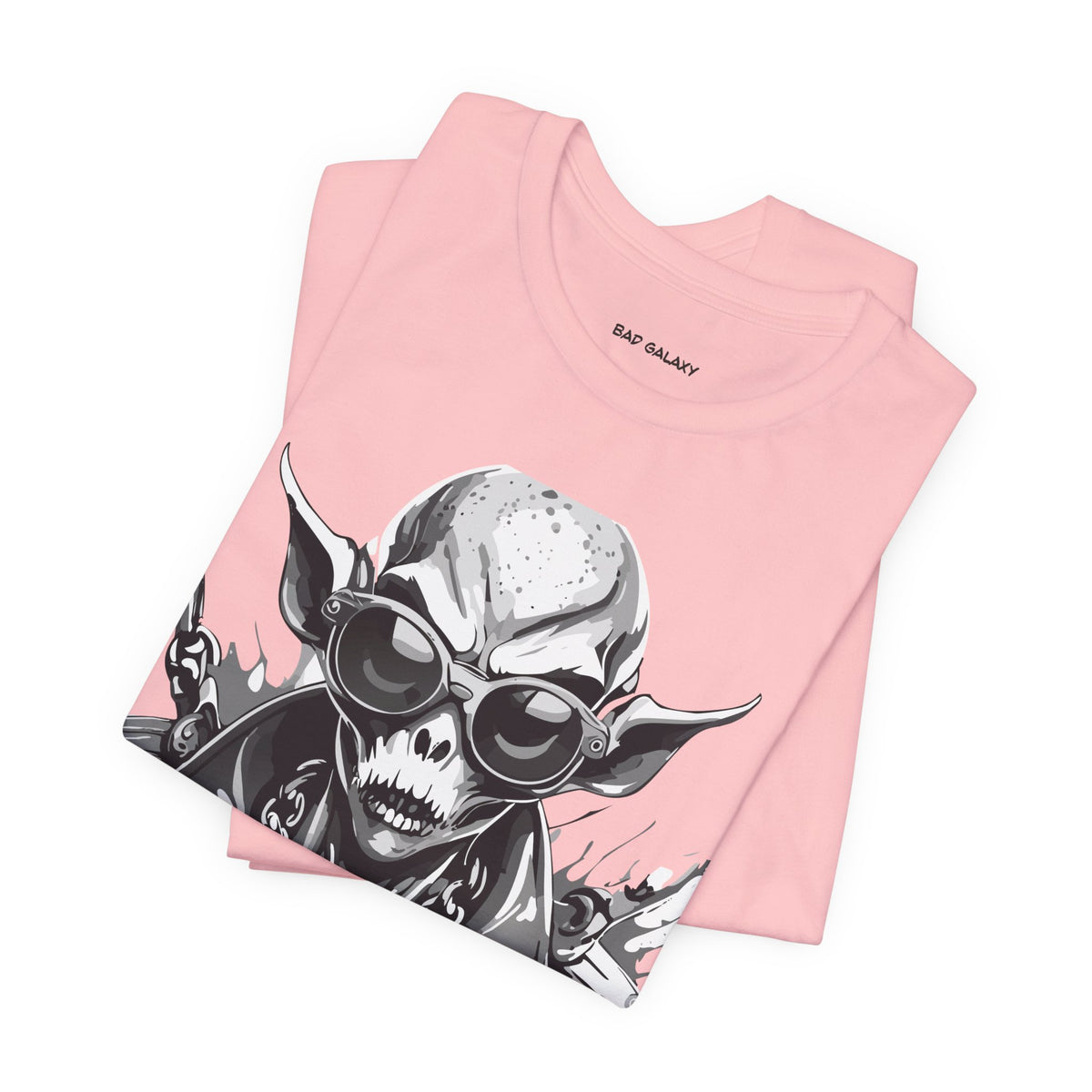 Alien Graphic Unisex Cotton Bella+Canvas Tee with Art Design b60