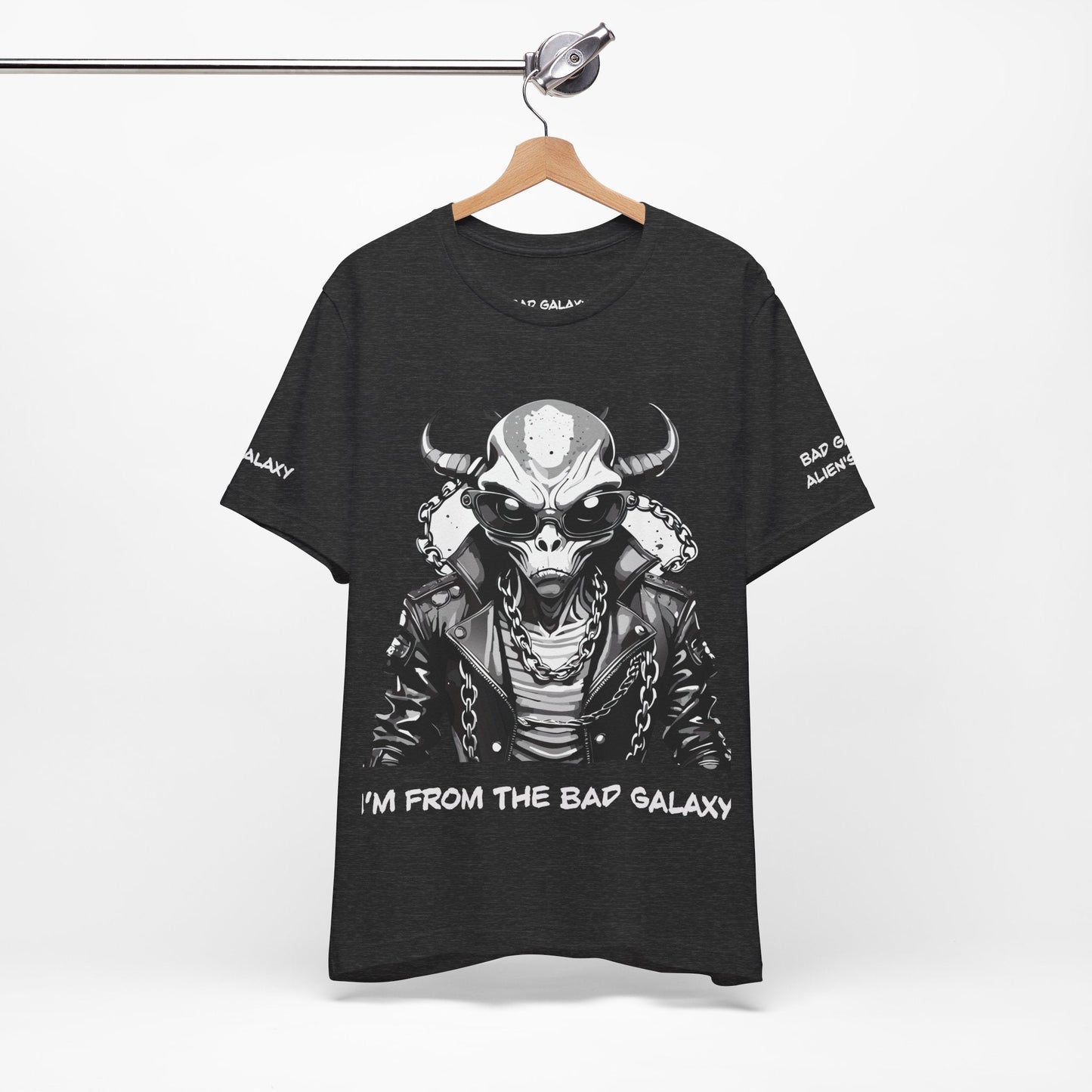 Alien Tee Shirt From Bad Galaxy 100 Cotton Made To Order With Eco Friendly Inks Free Shipping