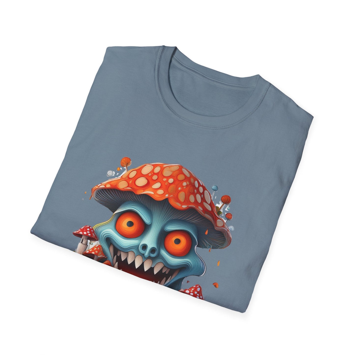 Mashroom Tee Shirt Unisex Softstyle Gildan 64000 Short Sleeve Tee With Funny Mashroom Fungus