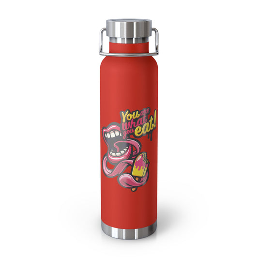 22oz Copper Insulated Water Bottle with Cartoon Design - CV70