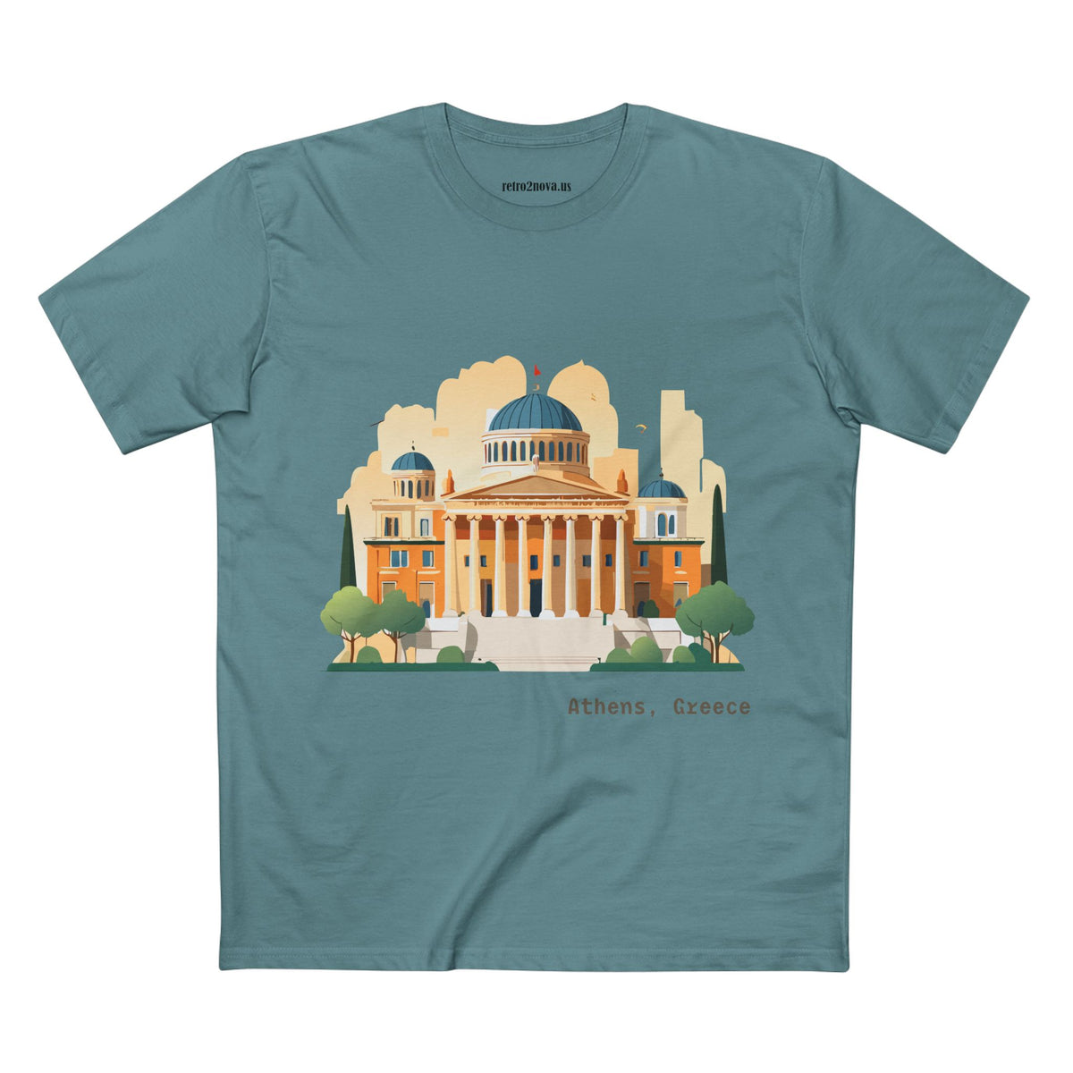 Athens Greece illustration Tee | Historic Parthenon travel souvenir