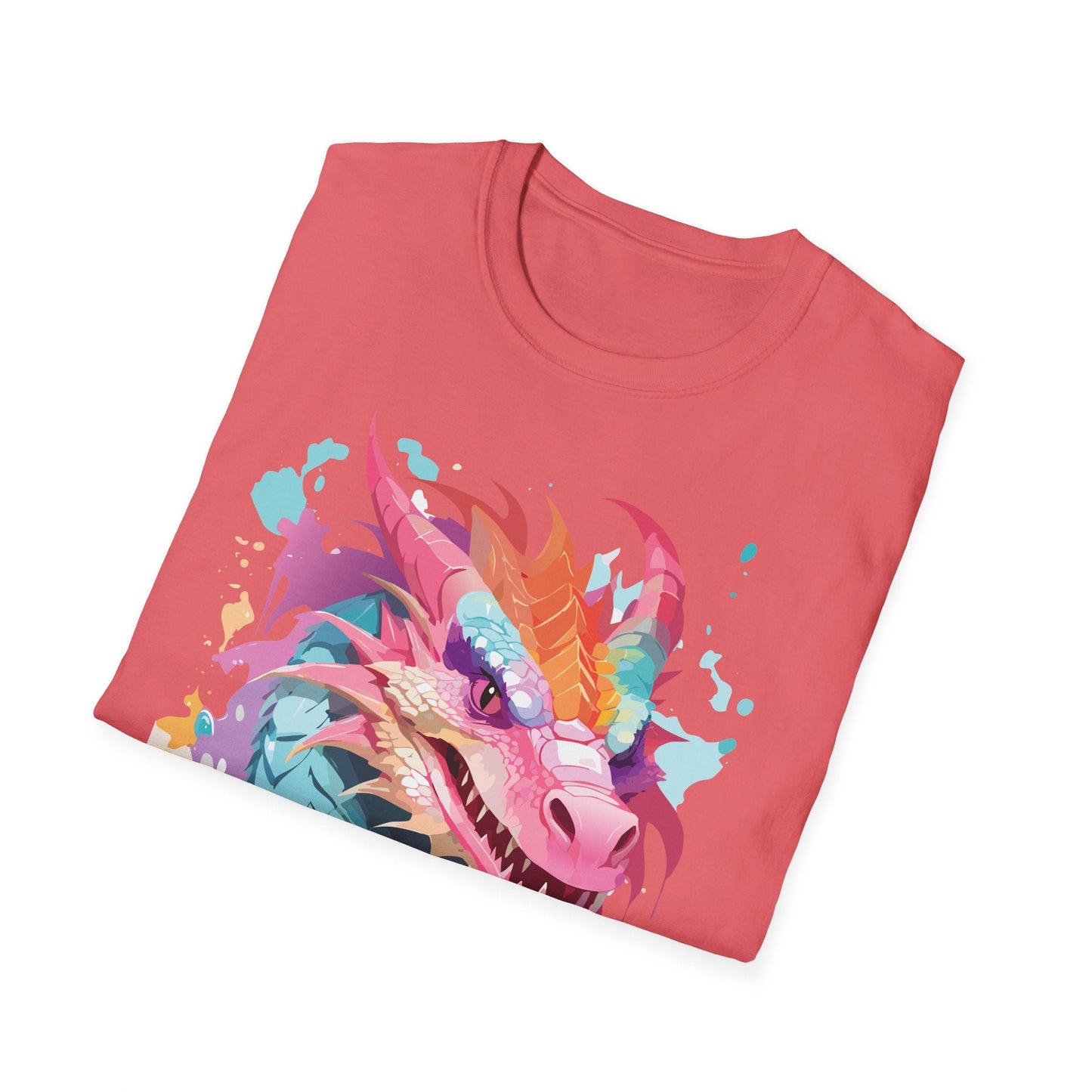Dragon T Shirt Unisex Dragon Graphic Tee Softstyle 64000 Lightweight Comfort Durable Breathable