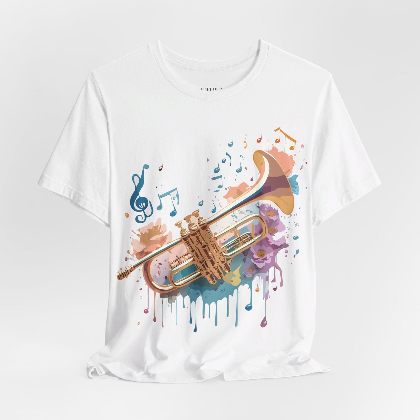 Music Graphic T Shirt Unisex Vintage Inspired Art Tee Adelpha Short Sleeve Design