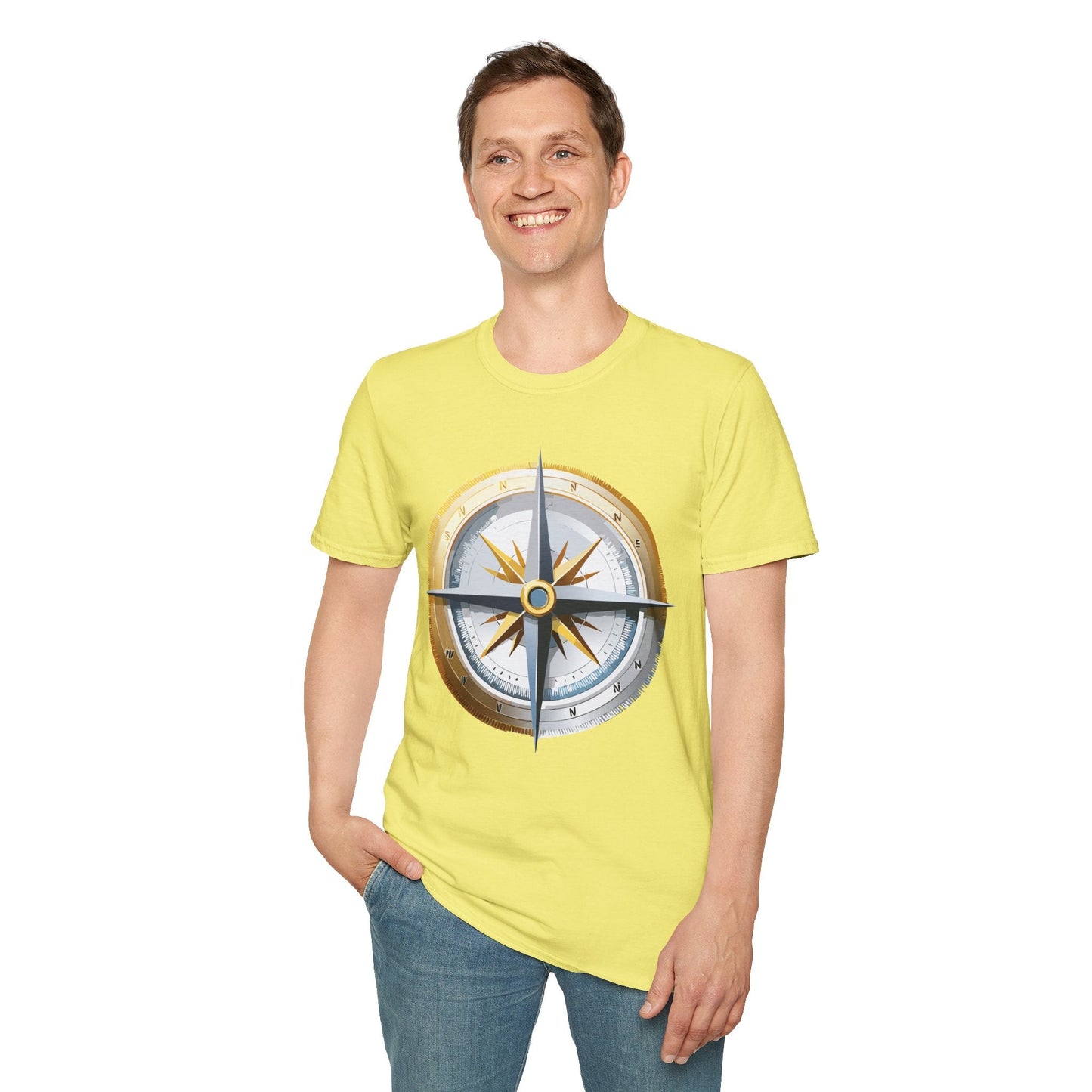 Compass Navigator Graphic Tee Unisex 100 Cotton 13
