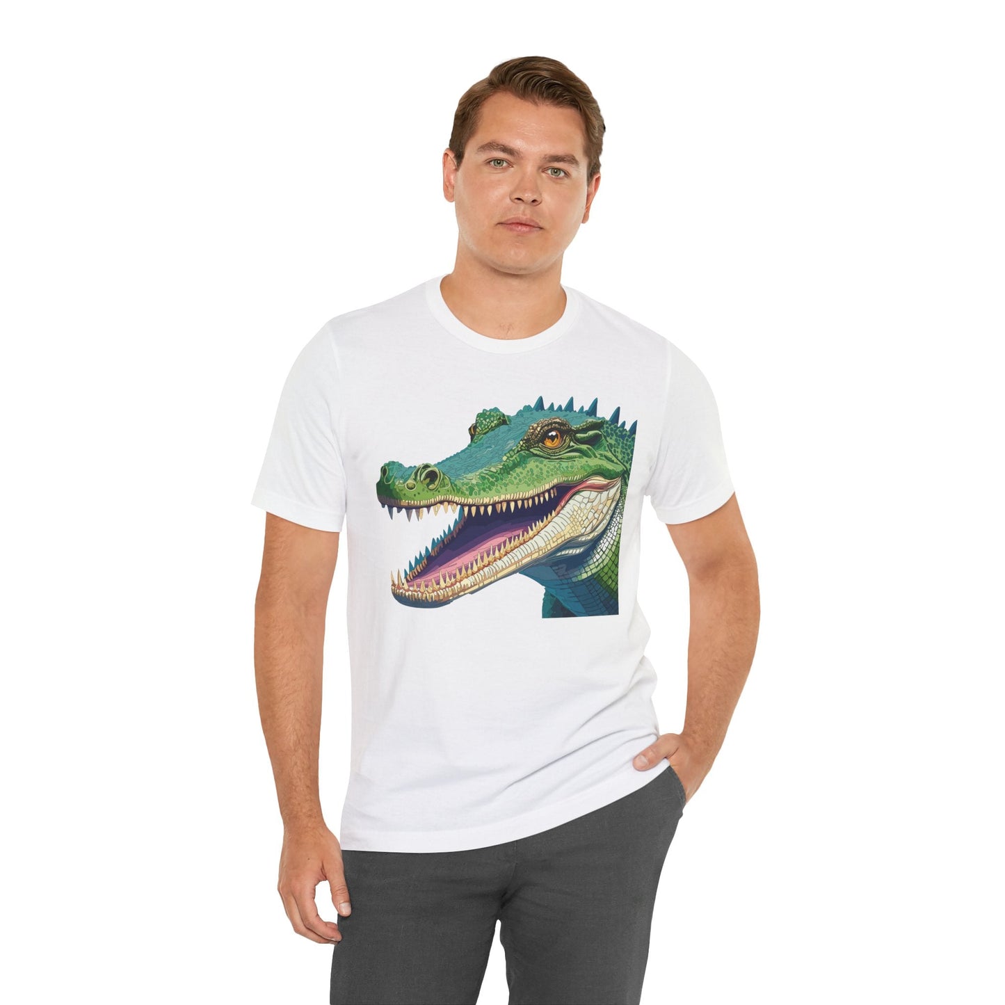 Unisex Animal Tee Shirt With Animals Art Design Wild Animals Jersey Short Sleeve