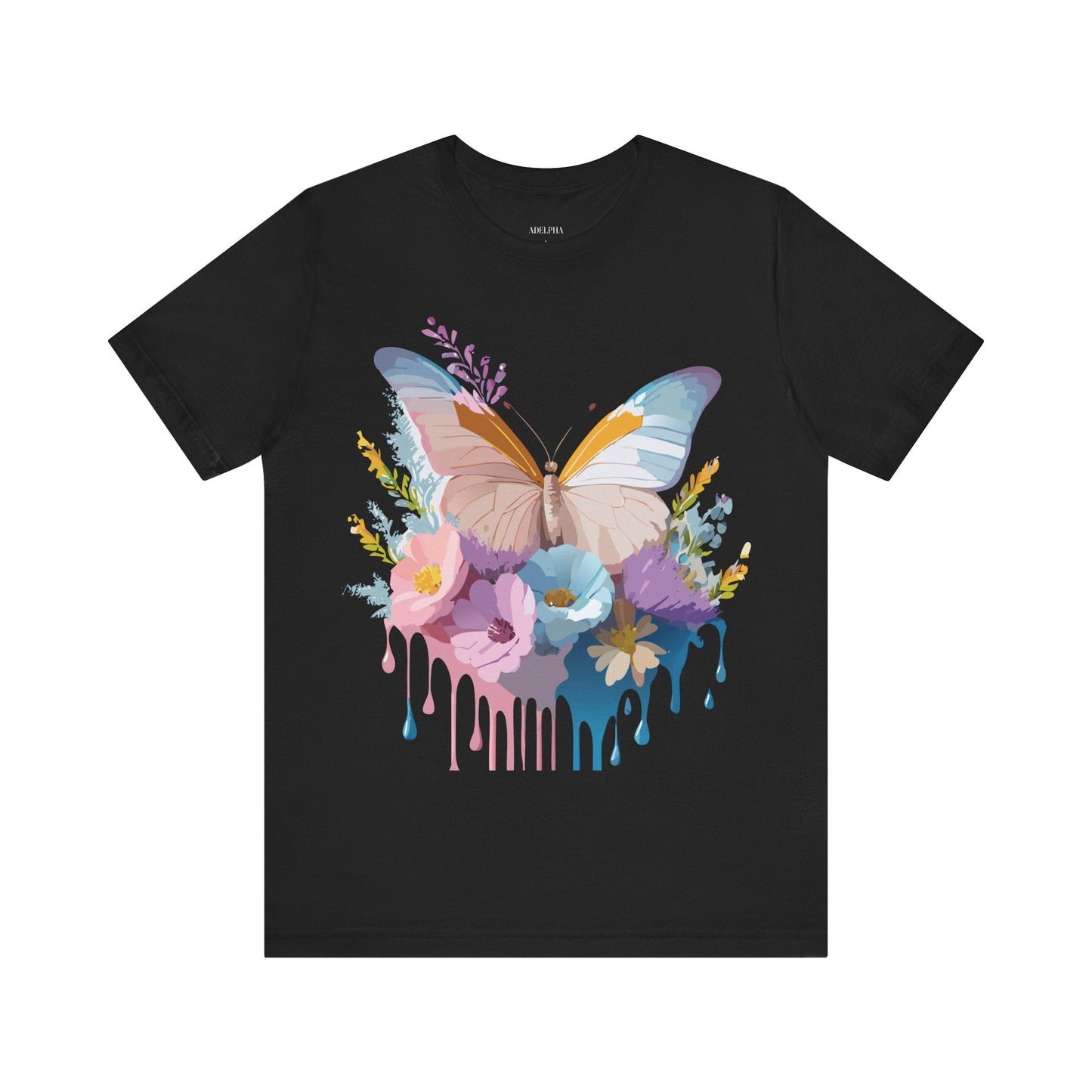 Butterfly Graphic T Shirt Unisex Adelpha Vintage Art Design Tee