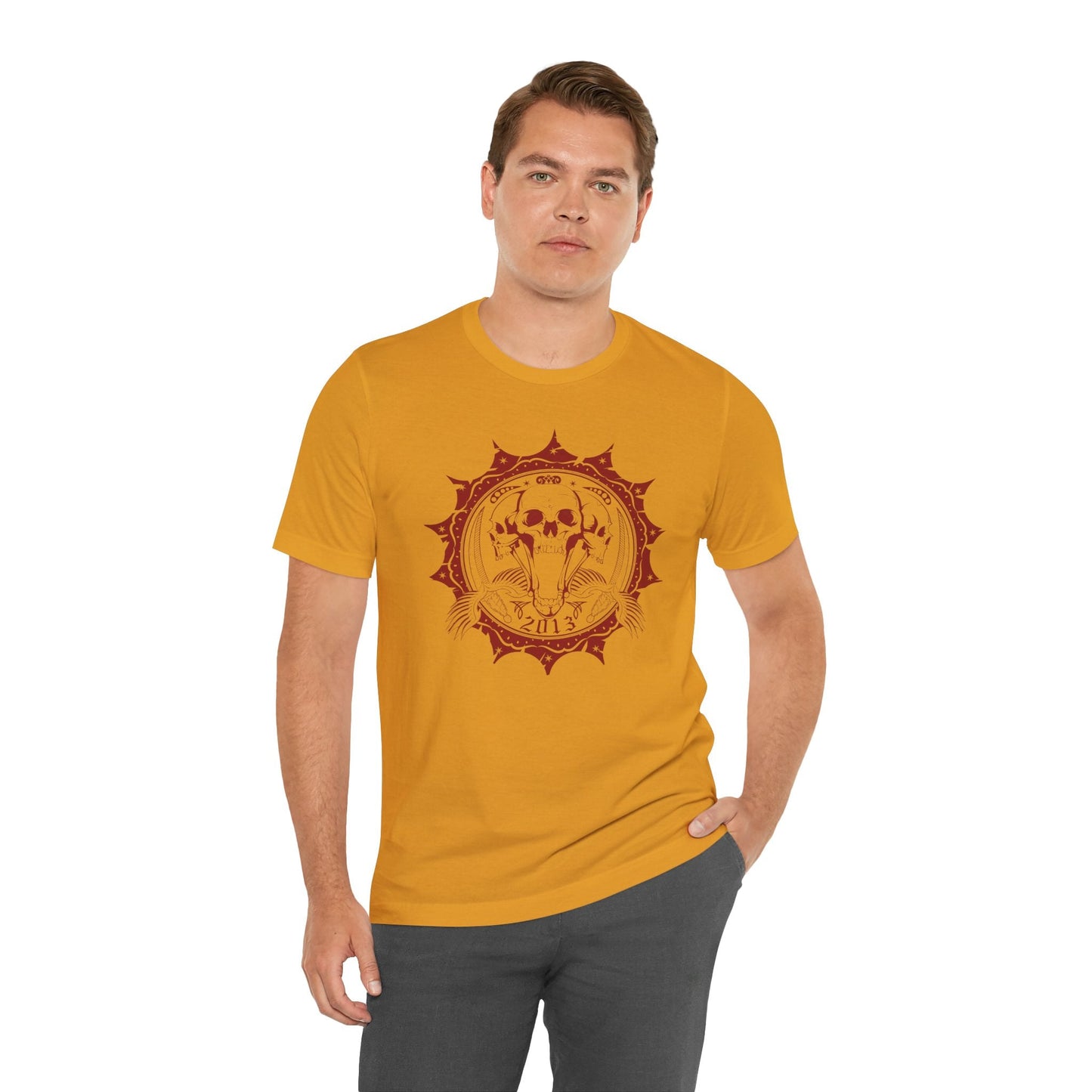Skull Elephant Mandala Tee Boho Skull Graphic Shirt Art-51