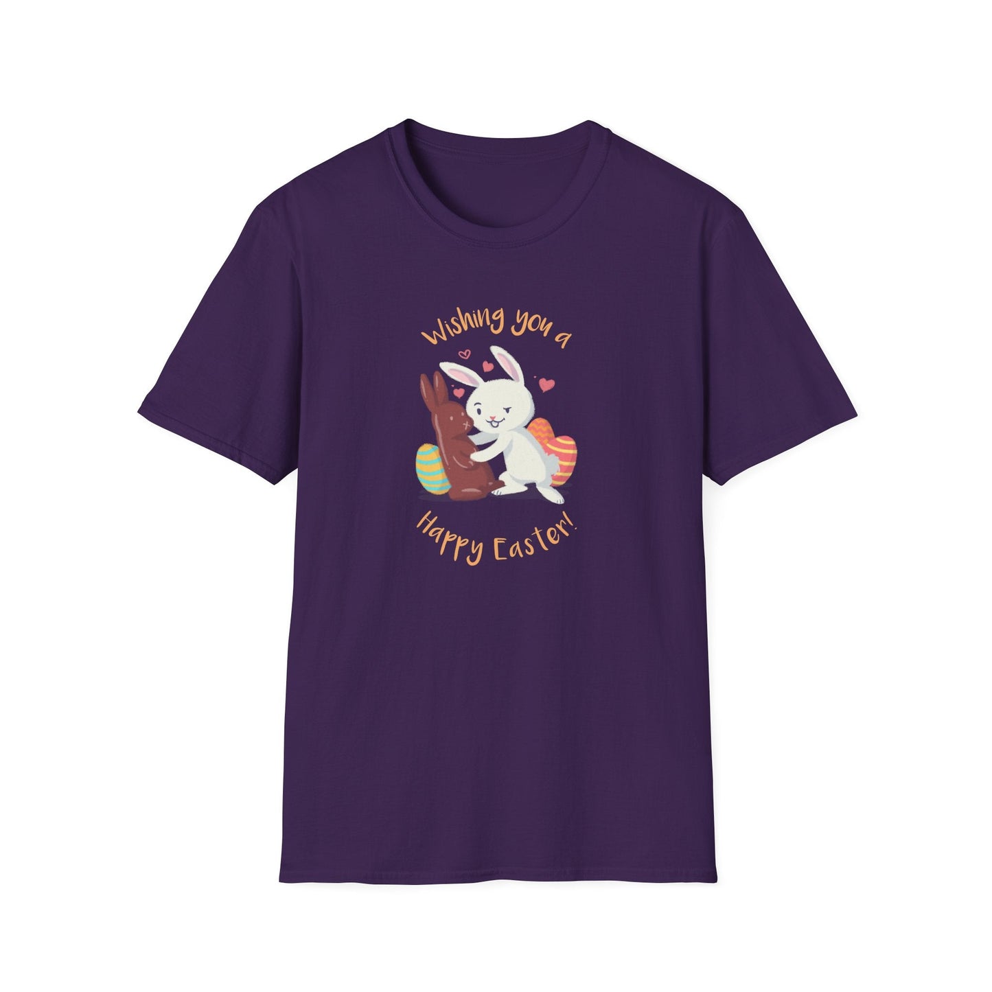Easter Bunny T Shirt With Easter Signature And Prints Unisex Tee Design For All Occasions