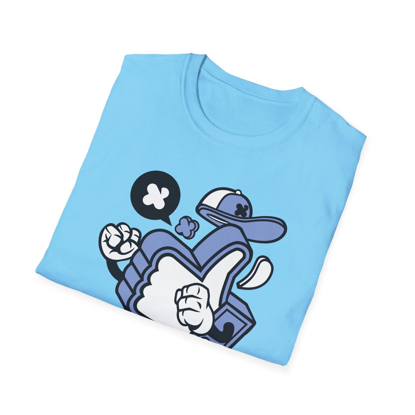 Cartoon T Shirt Animation Tee Funny Graphic Tee For Unisex Gildan Softstyle 64000 Cotton