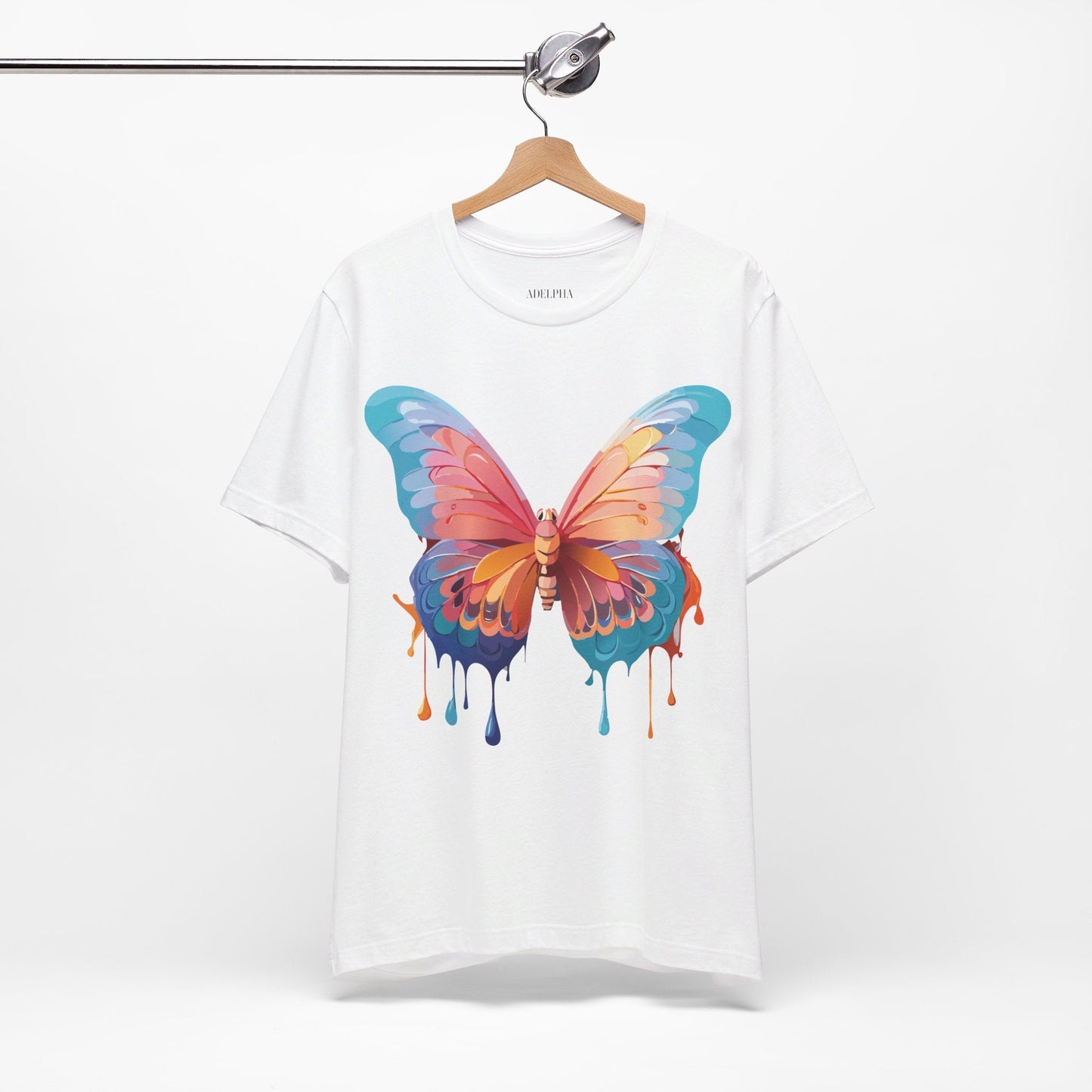 Butterfly Graphic Tee By Adelpha Unisex Short Sleeve Jersey Shirt