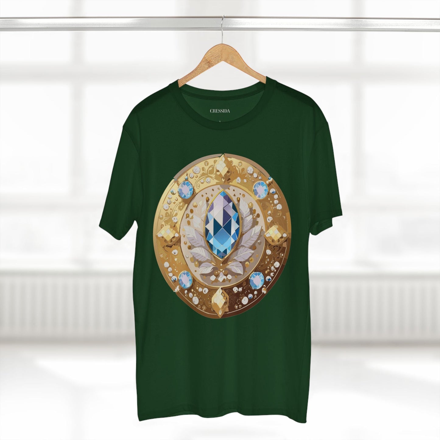 Medallion Graphic T-Shirt Unisex 100 Cotton With Gold Art Design Medal Tee 17