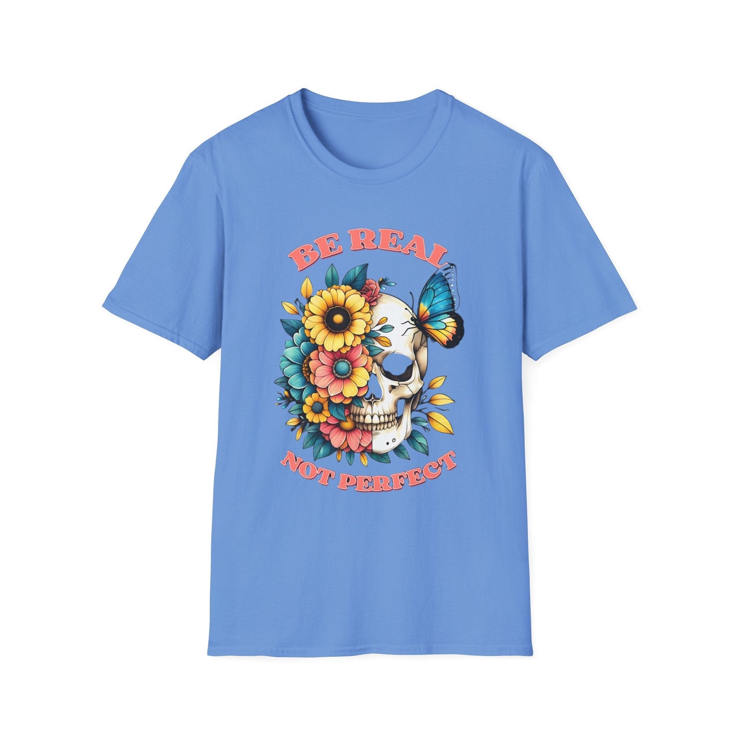 Skull Graphic Unisex Cotton T-shirt with Skeleton Artwork Design 16
