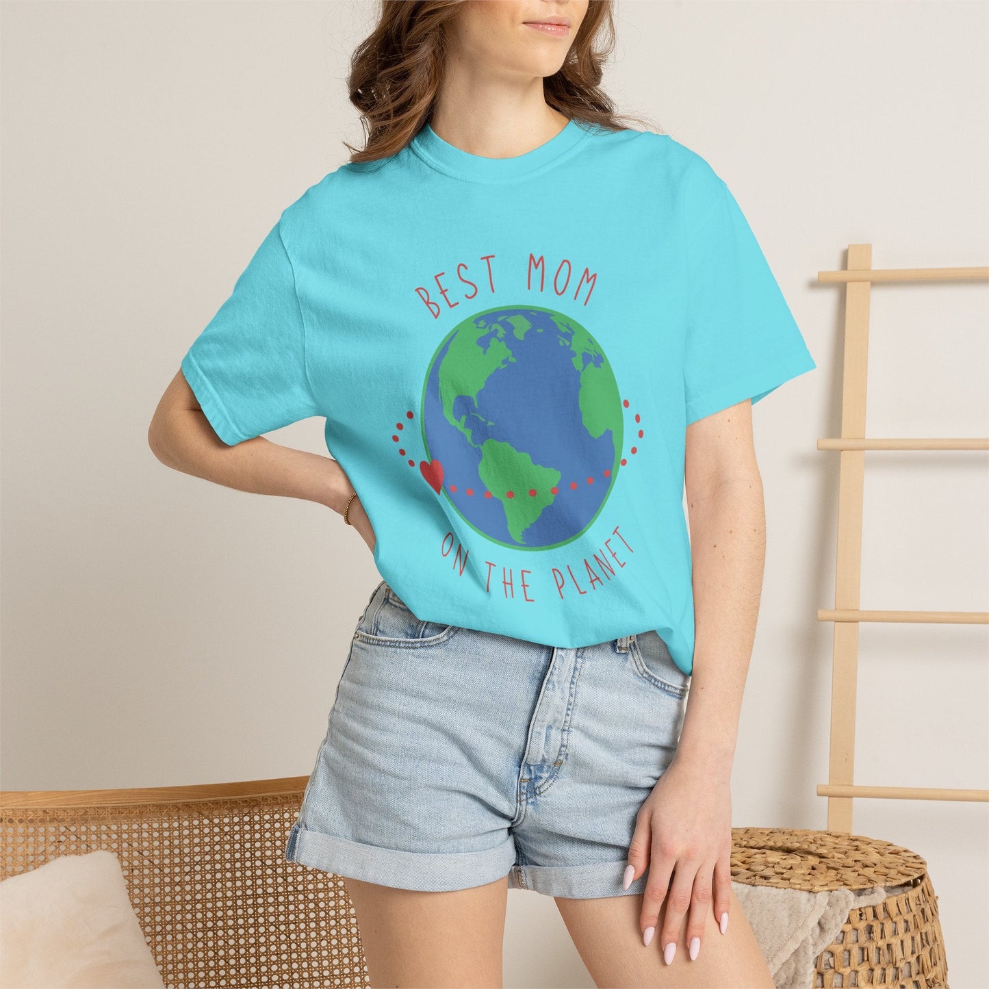 Mom T-shirt Mother's Day Mama Tee Unisex Comfort Colors Garment-Dyed Cotton h33
