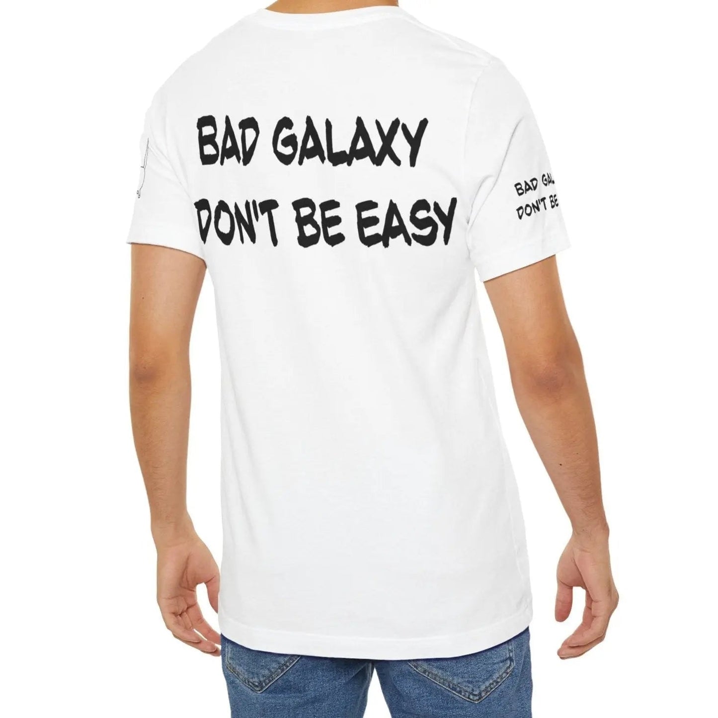 Funny Dog Tee Shirt From Bad Galaxy 100 Percent Cotton Made In USA With Eco Friendly Inks