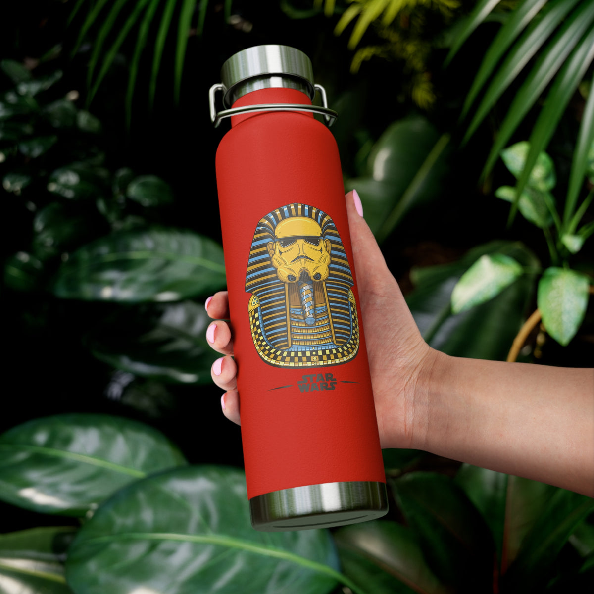 22oz Copper Insulated Water Bottle with Cartoon Design - CV78