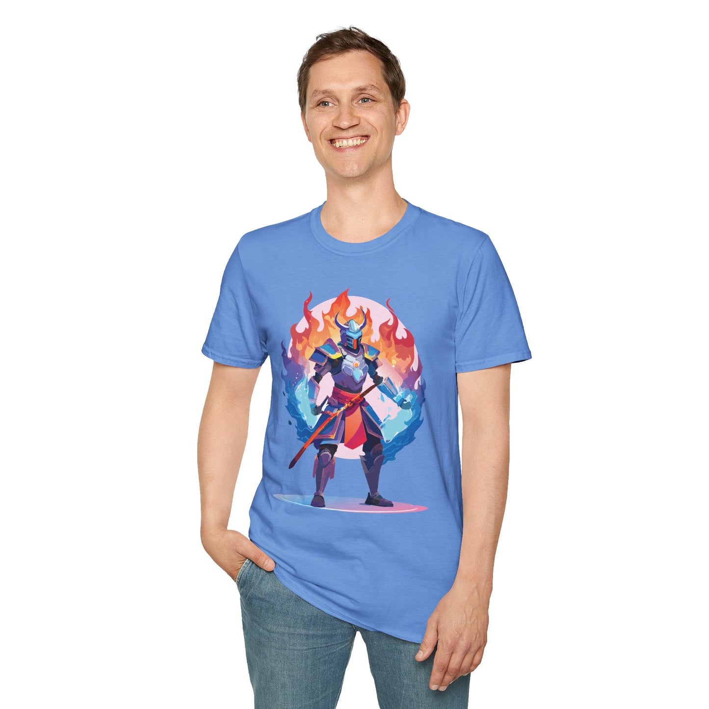 Samurai Shirt Unisex Gildan Softstyle 64000 Tee 100 Percent Cotton Comfortable Tee