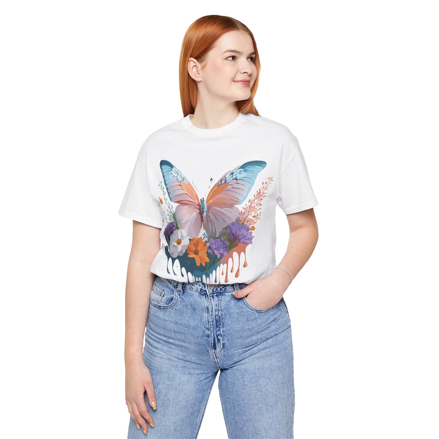 Butterfly Graphic Tee Unisex Jersey Short Sleeve Adelpha Art Design