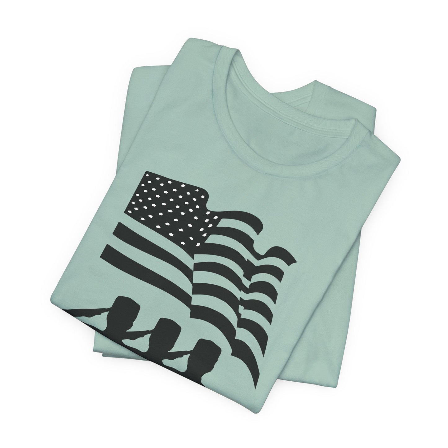 Army Veteran Patriotic Graphic Design Unisex Cotton T-Shirt v51