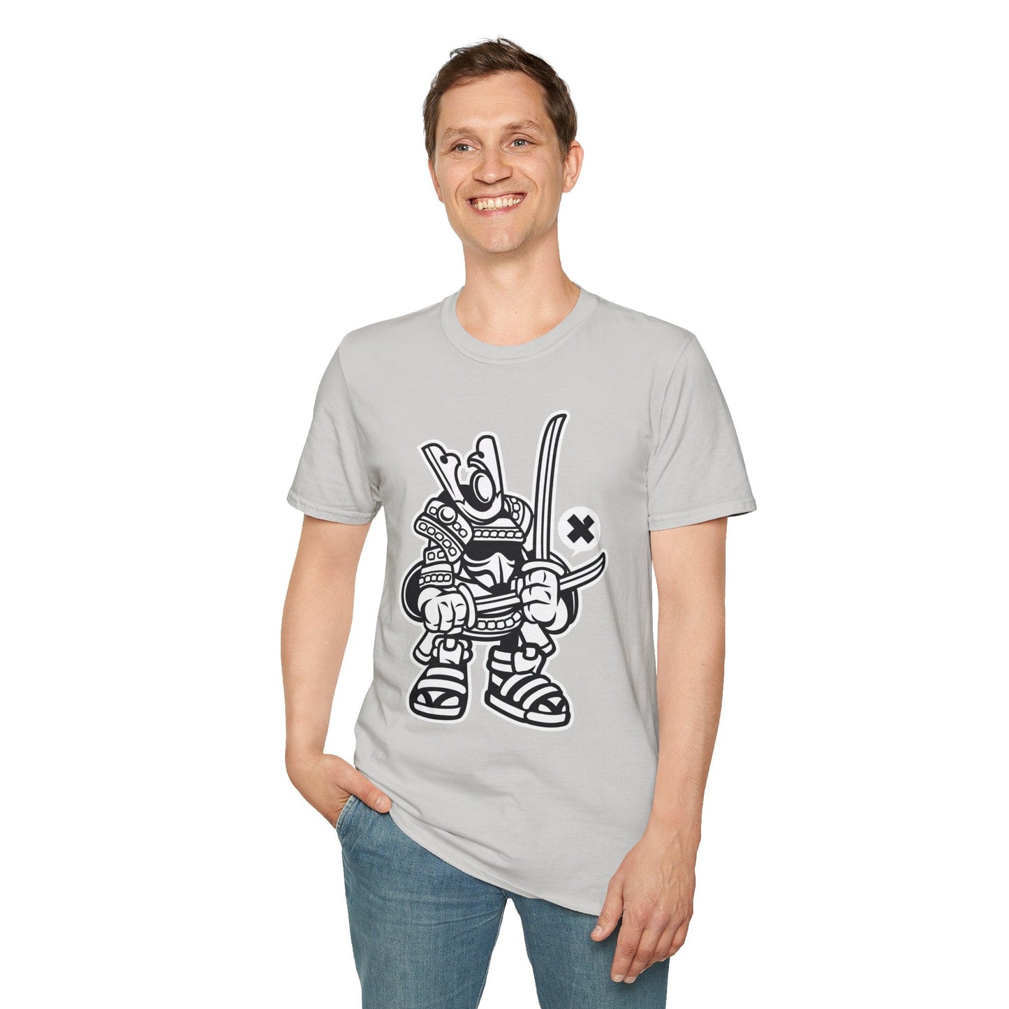 Cartoon T Shirt Unisex Animation Tee Funny Tee Gildan Softstyle 64000 100 Percent Cotton