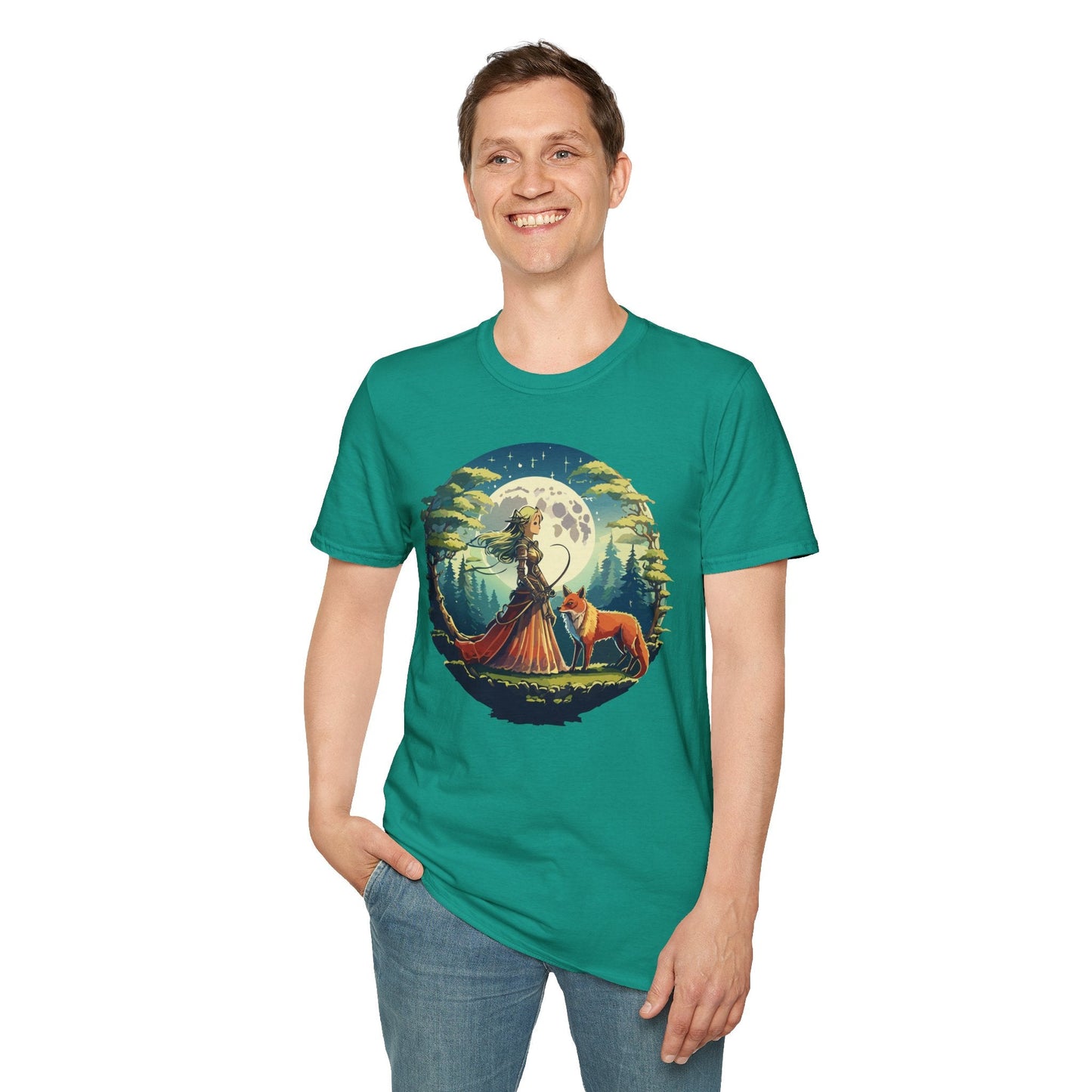 Womens Graphic T Shirt Art Design Tee Softstyle 64000 Gildan Unisex Cotton Comfort Tee