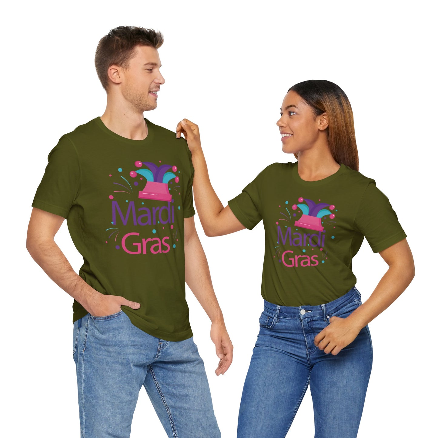 Unisex Cotton Tee Shirt for Mardi Gras