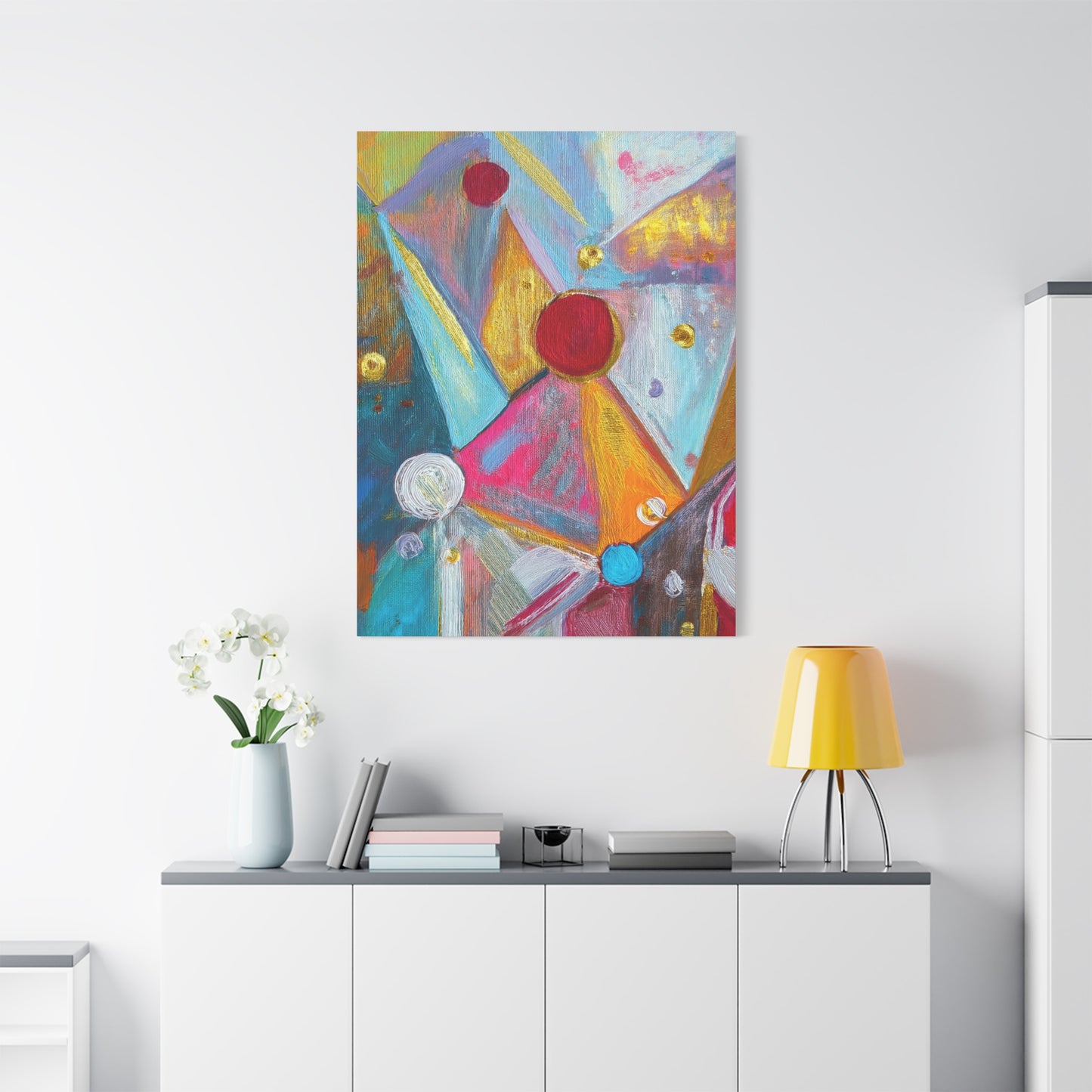 Abstract Oil Painting Print Canvas 20x24,20x30,24x30 24x32,24x36,30x40 32x48,36x48,40x60 Pine-Wood Inner Frame ABS-173