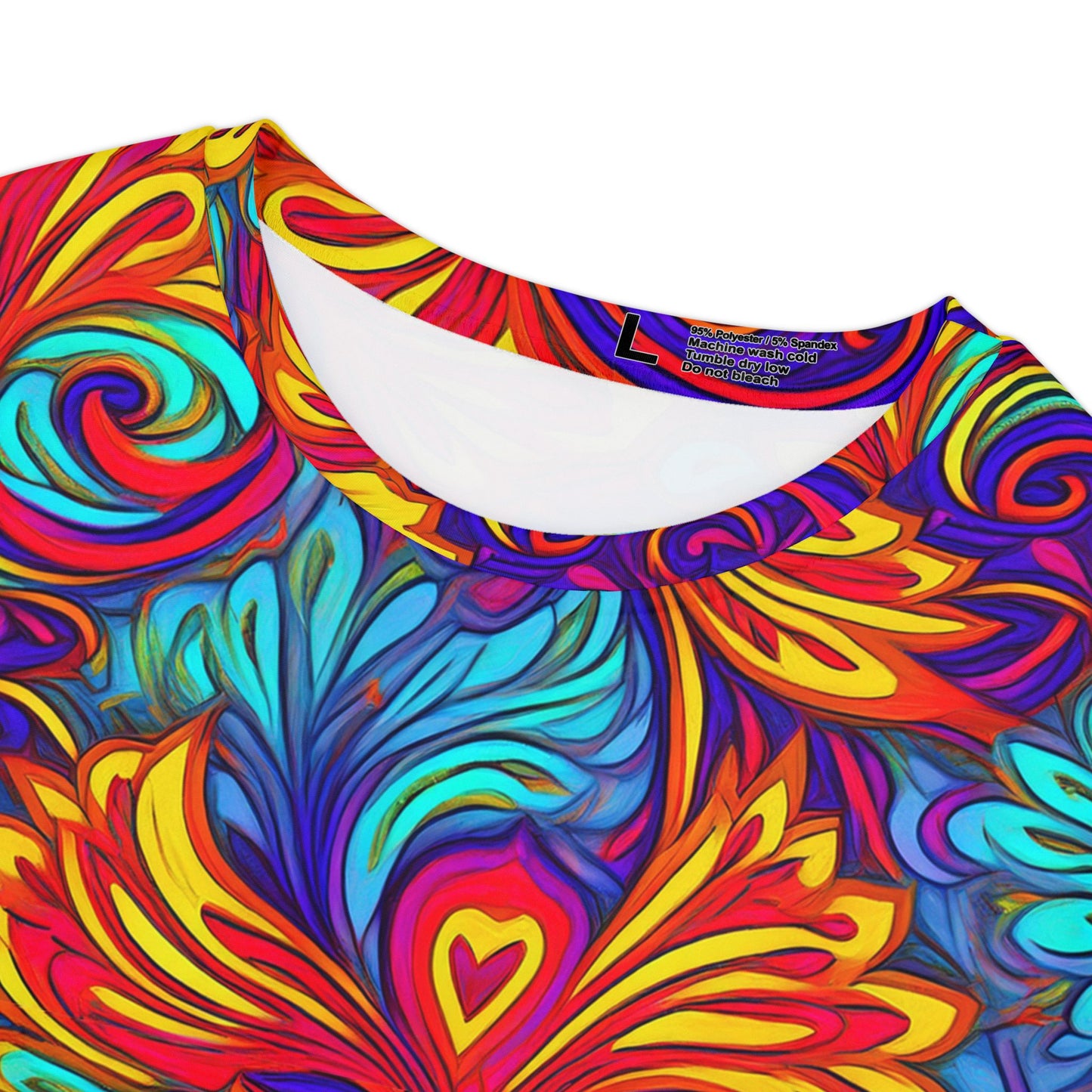 Women Poly Span T-Shirt with Floral Print