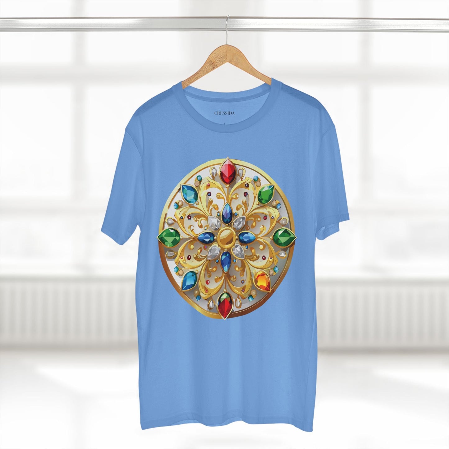 Medallion Graphic T-Shirt Unisex 100 Cotton With Gold Art Design Medal Tee 3