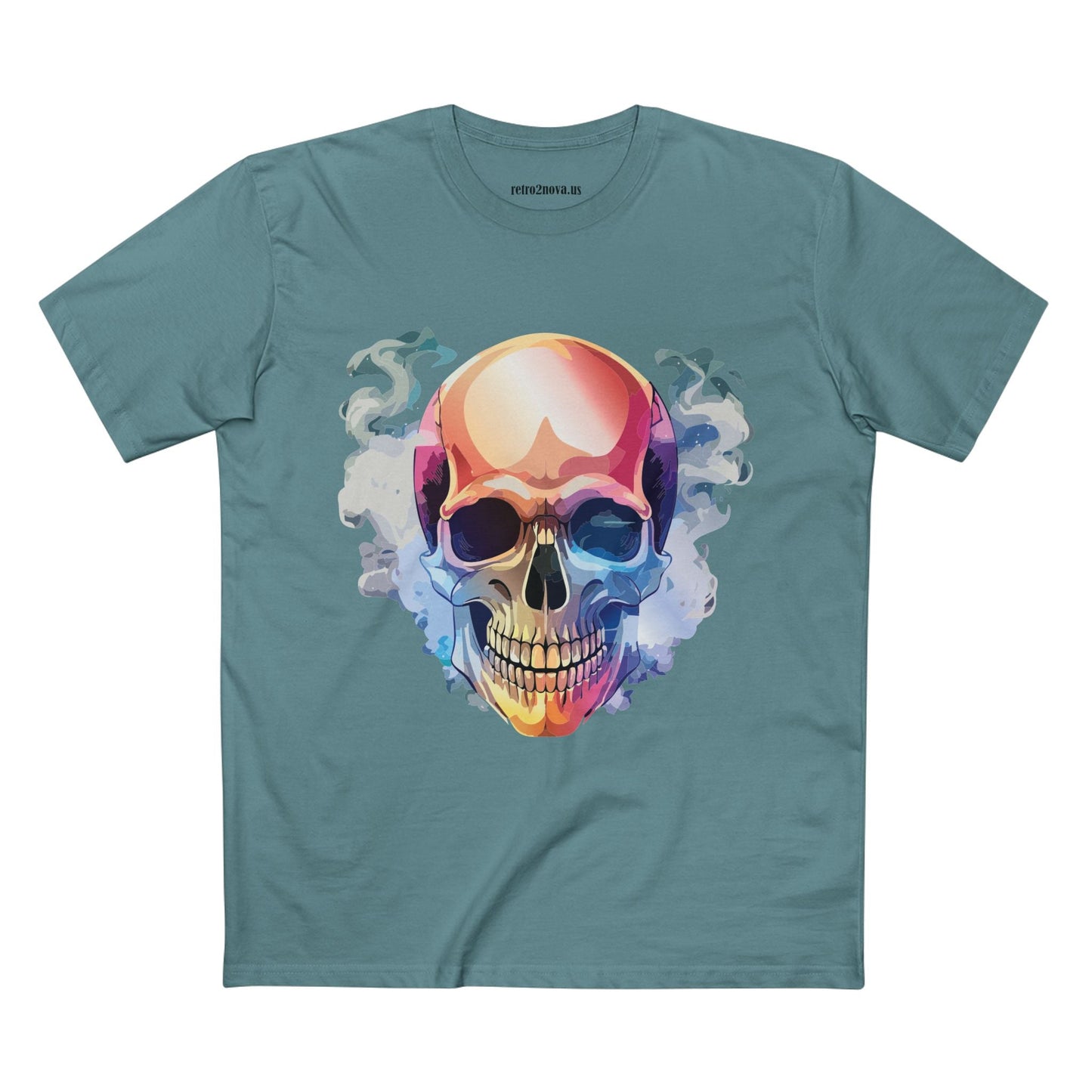 Skull Shirt Skeleton Art Tee Unisex Premium Cotton Retro2Nova From Art Collection