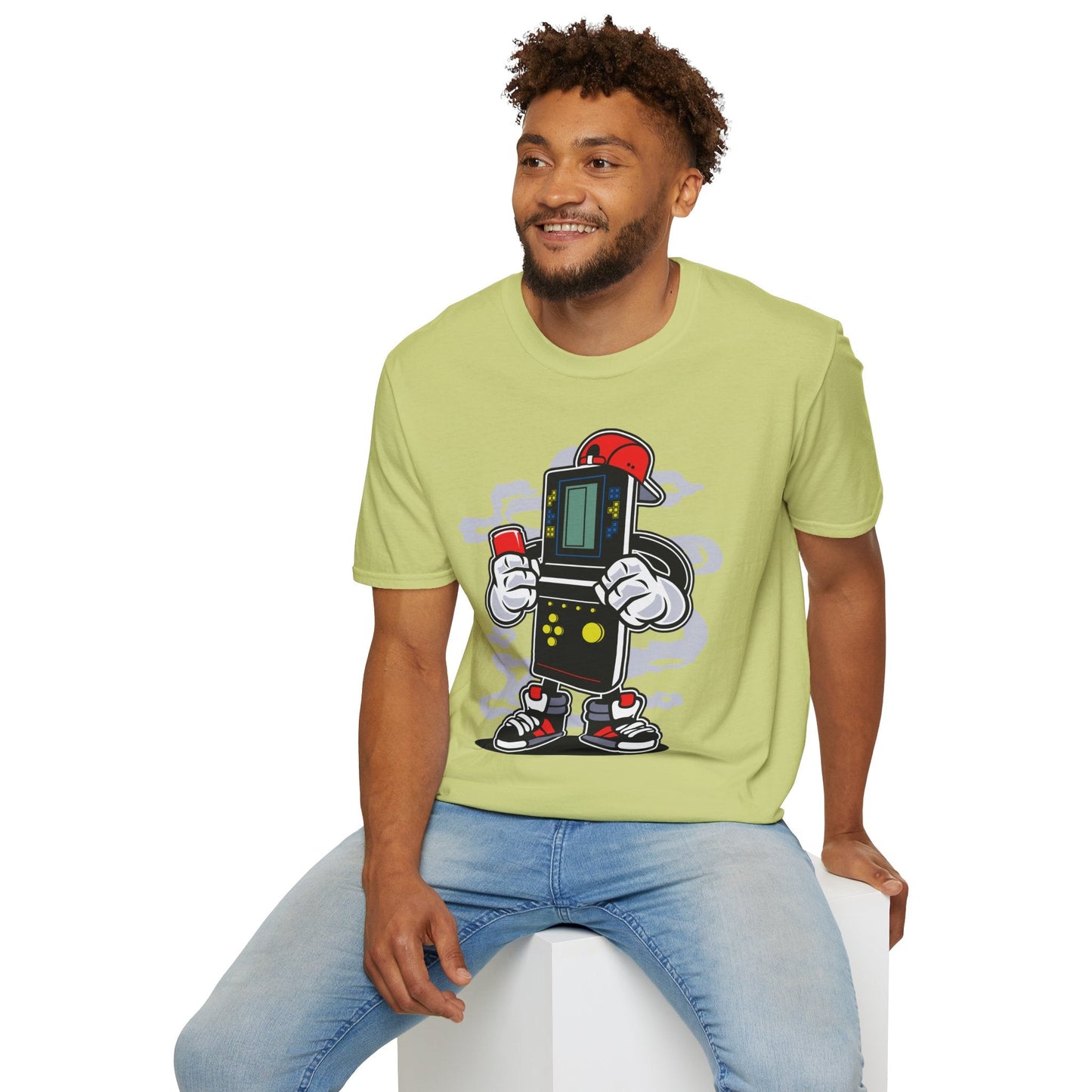 Cartoon T Shirt Animation Funny Unisex Softstyle 100 Percent Ring Spun Cotton Tee